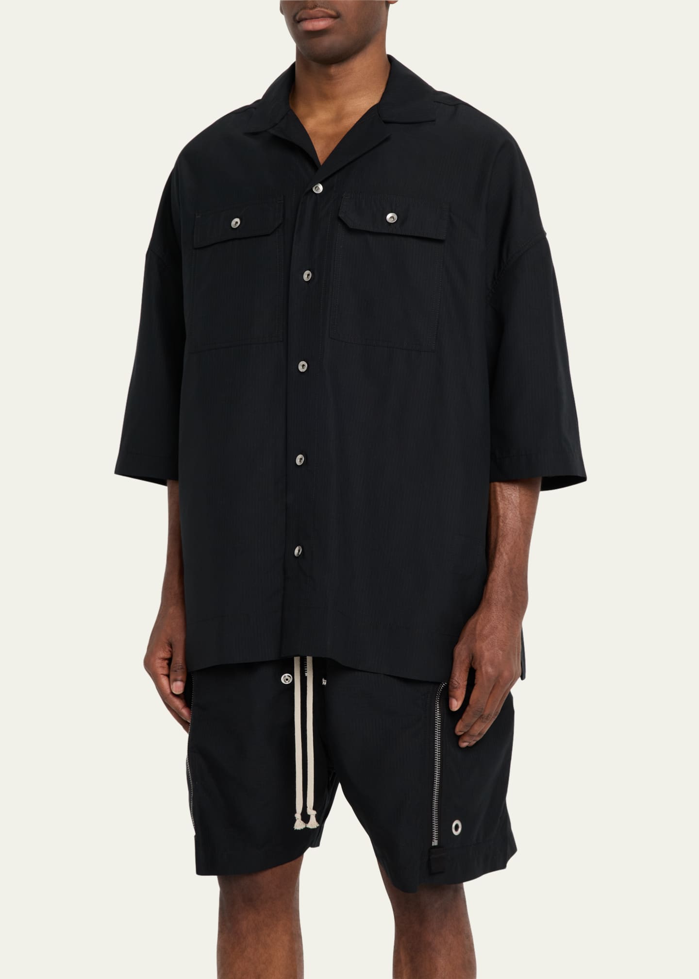 DRKSHDW RICK OWENS Men's Magnum Tommy Camp Shirt - Bergdorf