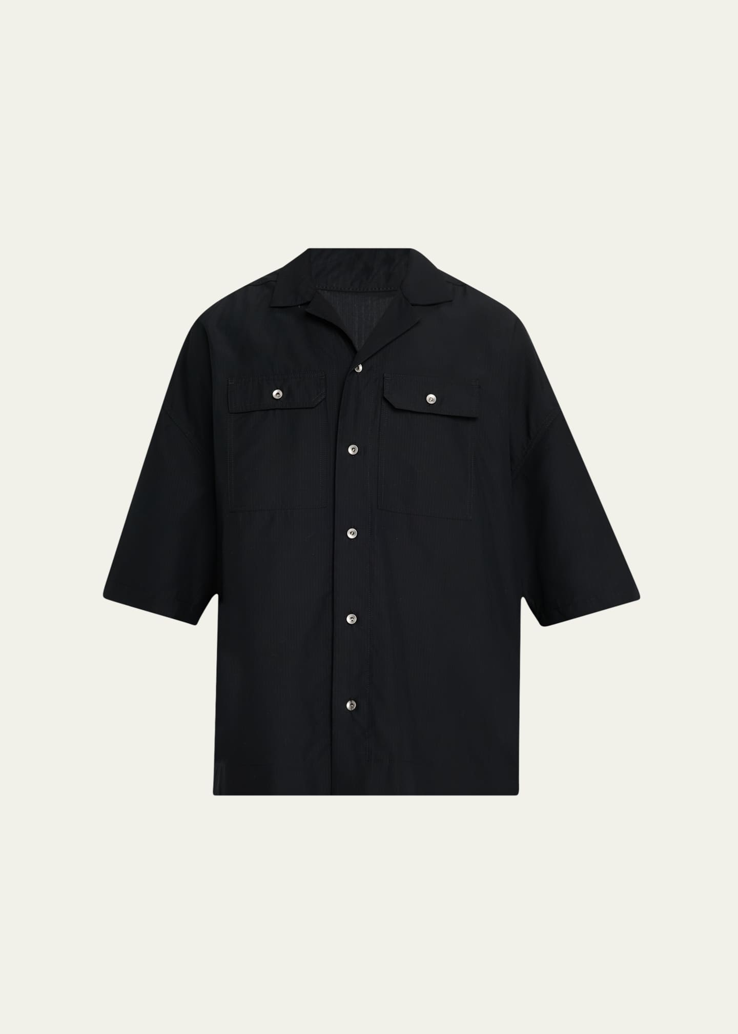 【関税・送料込み】Rick Owens Drkshdw Magnum  shirt Rick Owens DRKSHDW Magnum Shirt - Made in Japan Black/Black