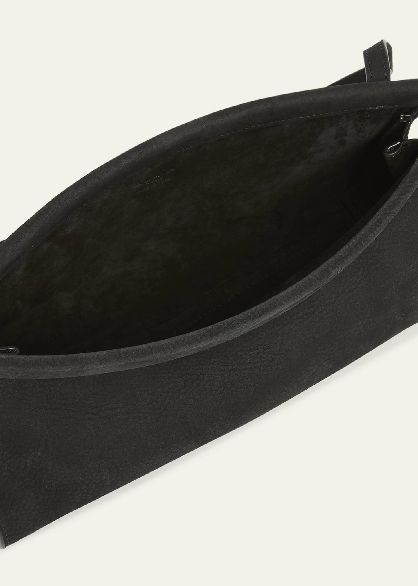 ALAIA Le Click Small Shoulder Bag in Nubuck Leather Image 4 of 6