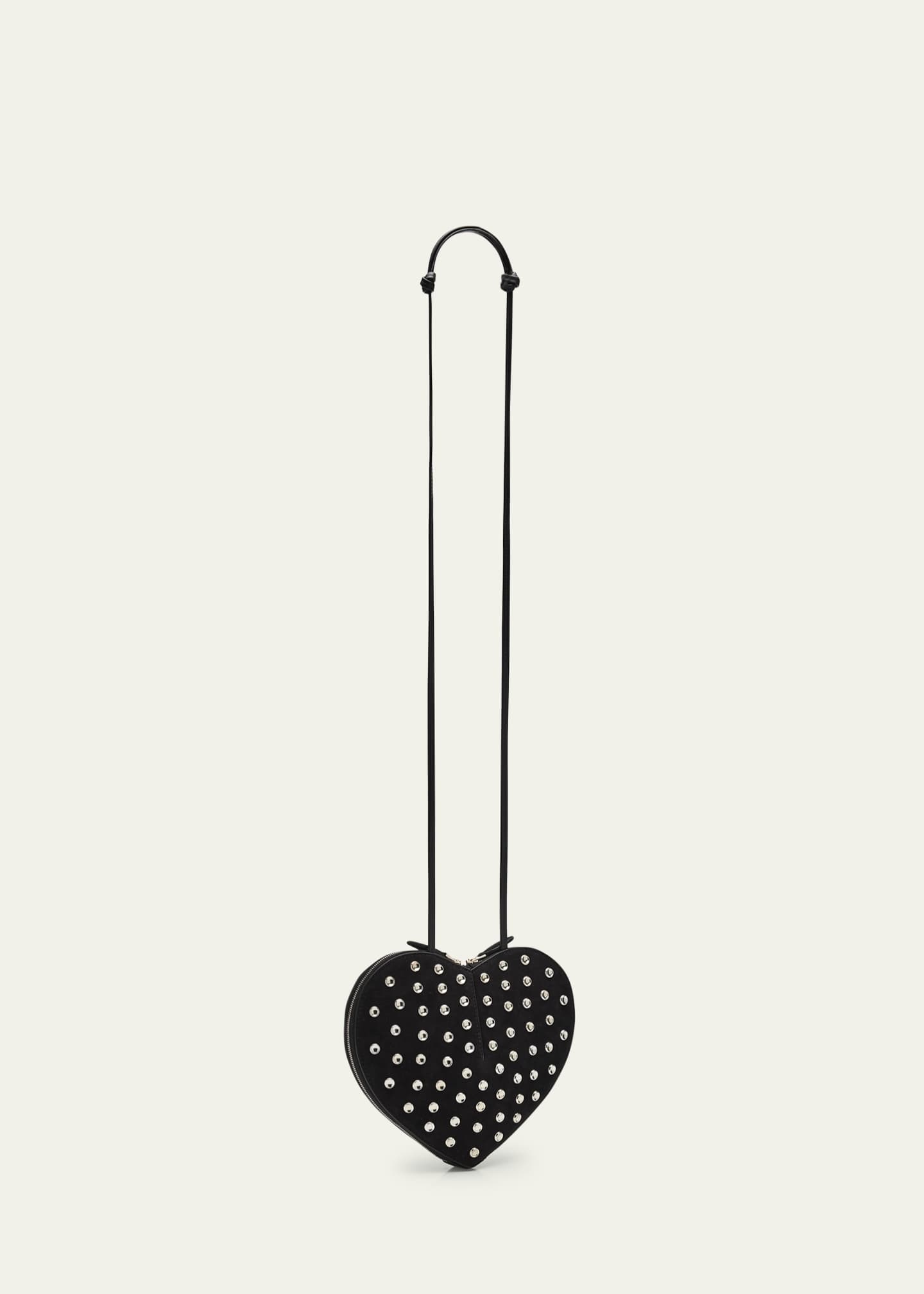 ALAIA Le Coeur Studded Goatskin Crossbody Bag Image 3 of 6