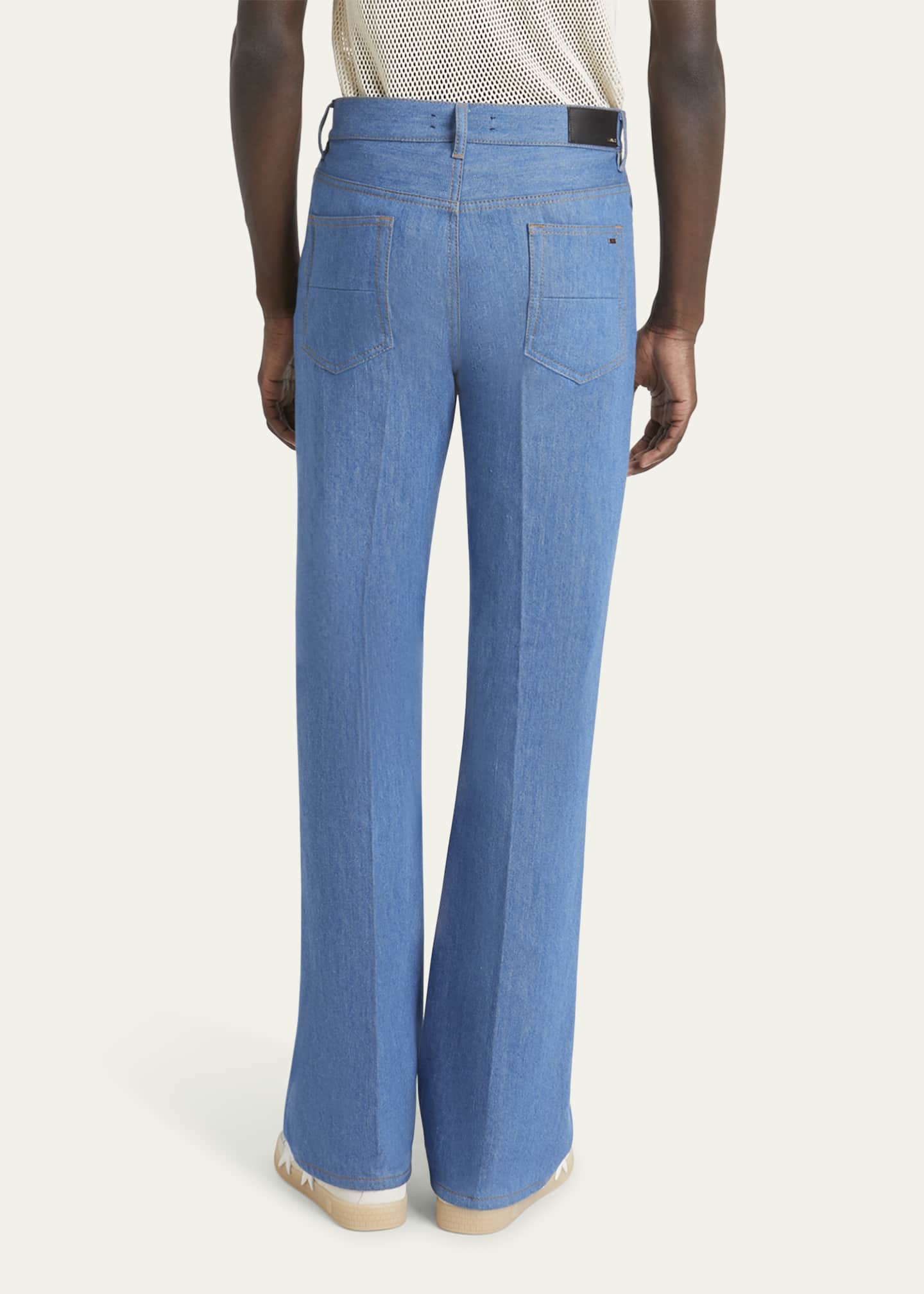 Amiri Men's Creased Flare Jeans Image 3 of 5