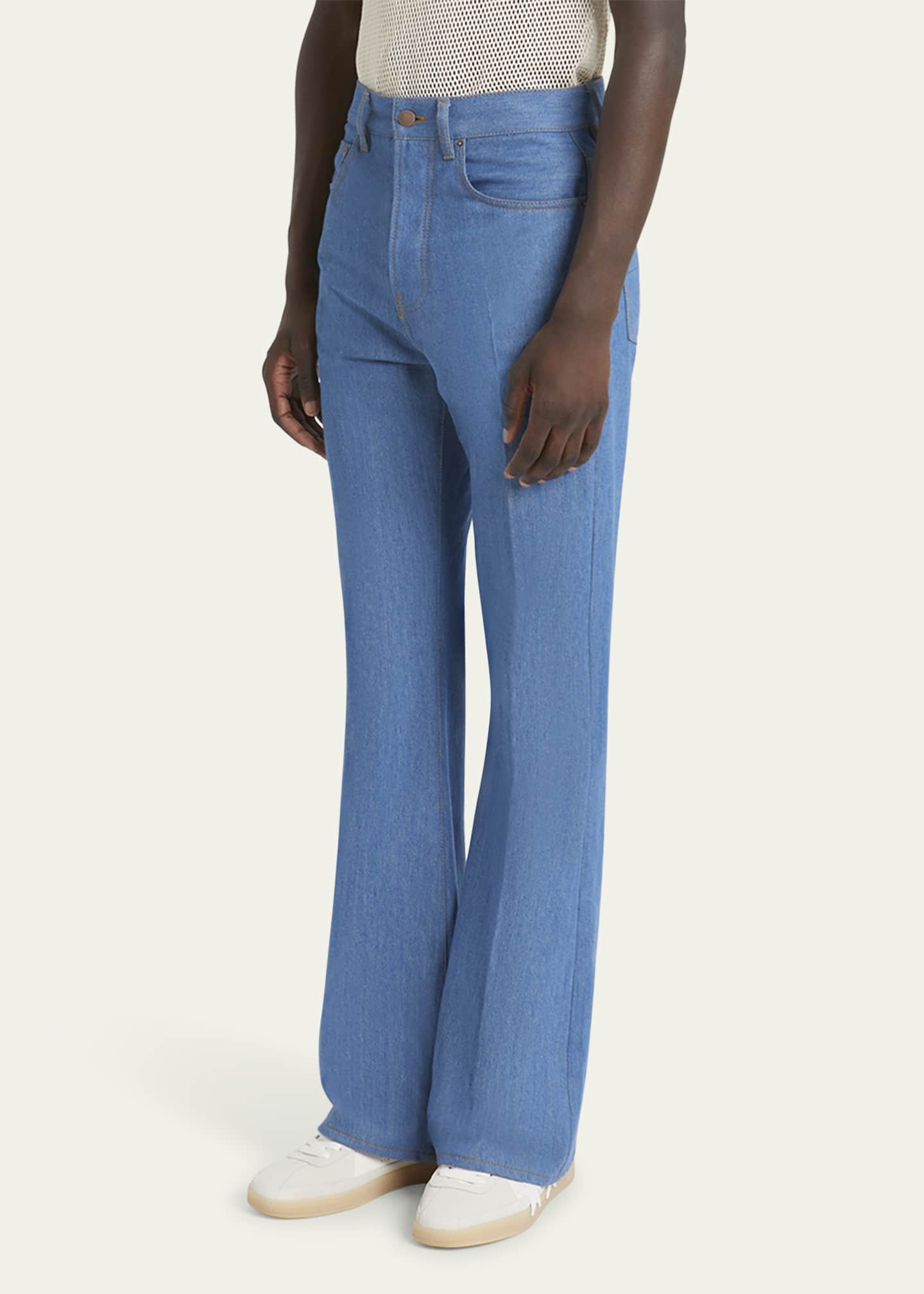 Amiri Men's Creased Flare Jeans Image 4 of 5