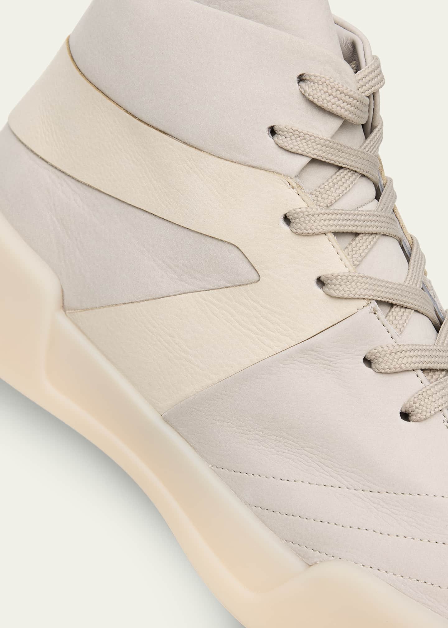 Fear of God Men's High-Top Nubuck Leather Basketball Sneakers Image 5 of 6