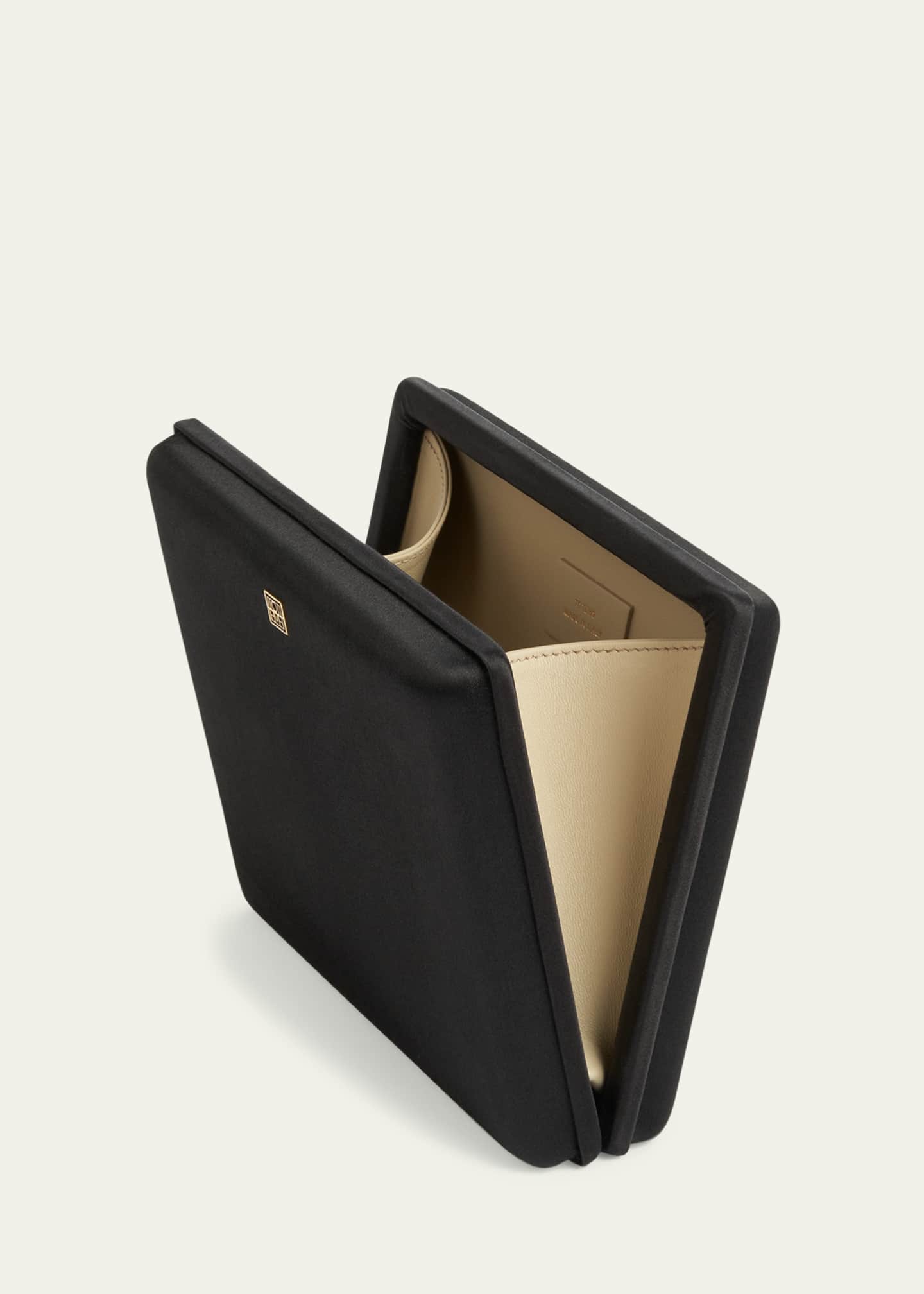 Toteme Box Satin Clutch Bag Image 3 of 3