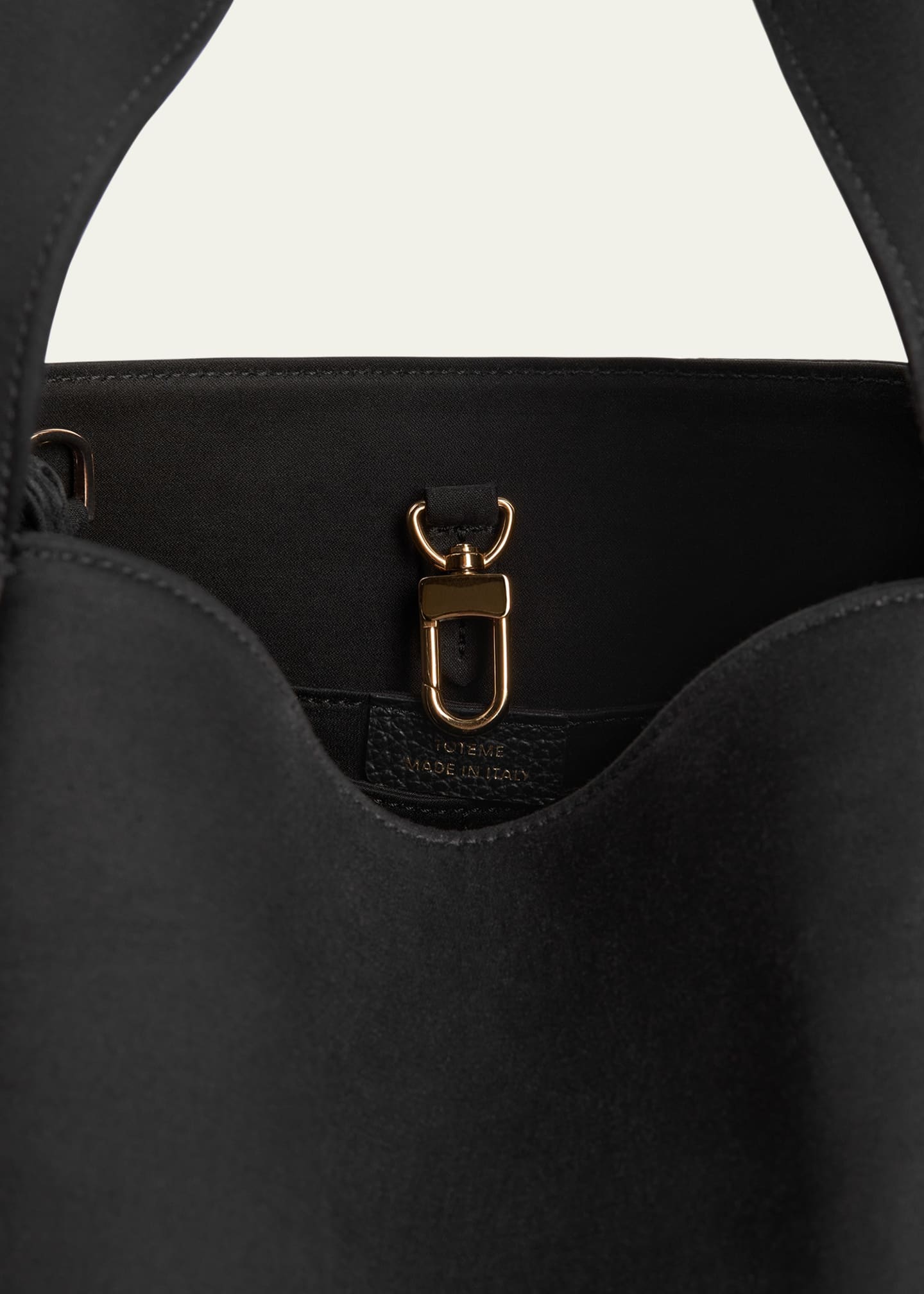 Toteme Petite Satin Bucket Bag Image 4 of 5