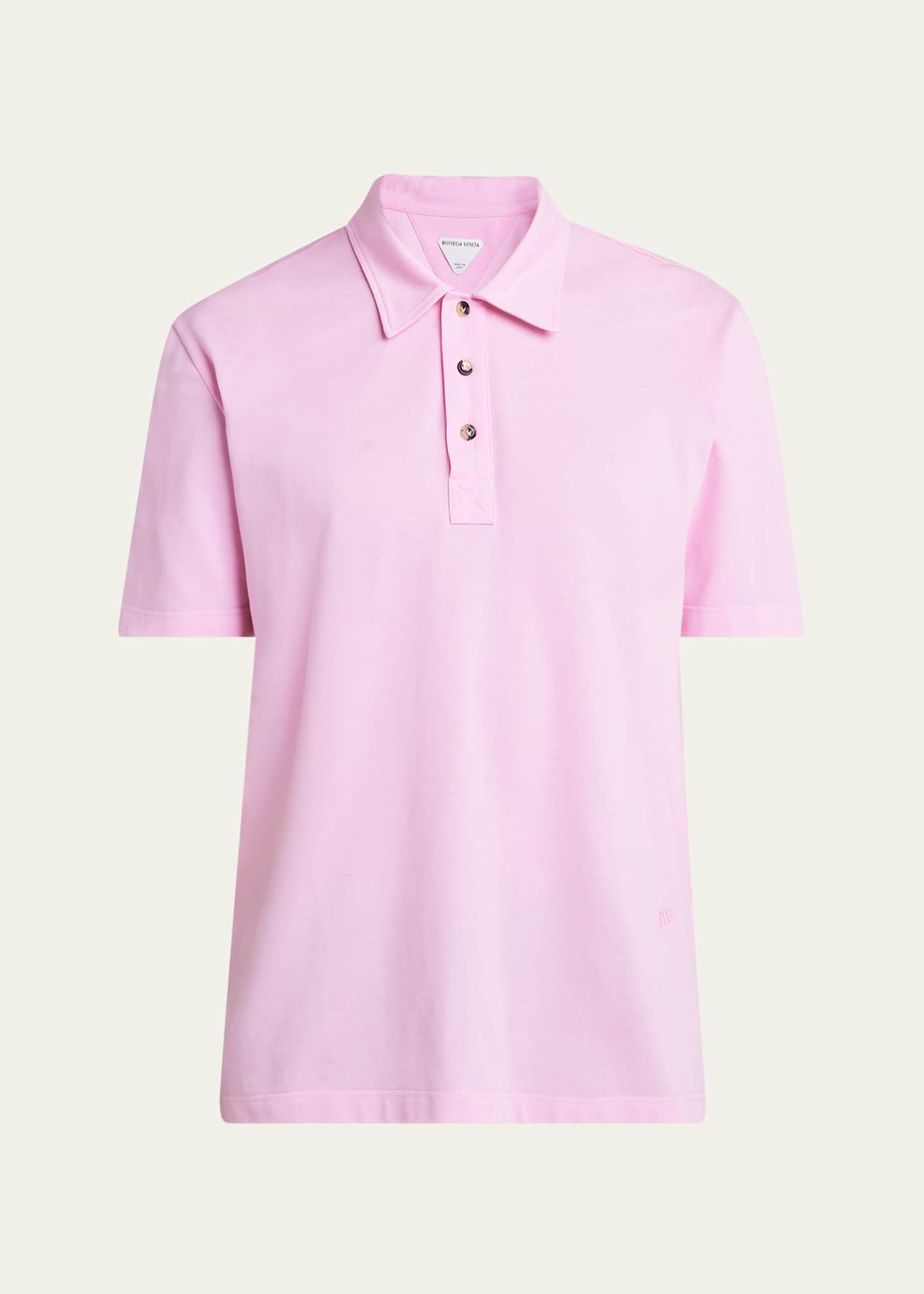 Bottega Veneta Men's Pique Classic Polo Shirt Image 1 of 5