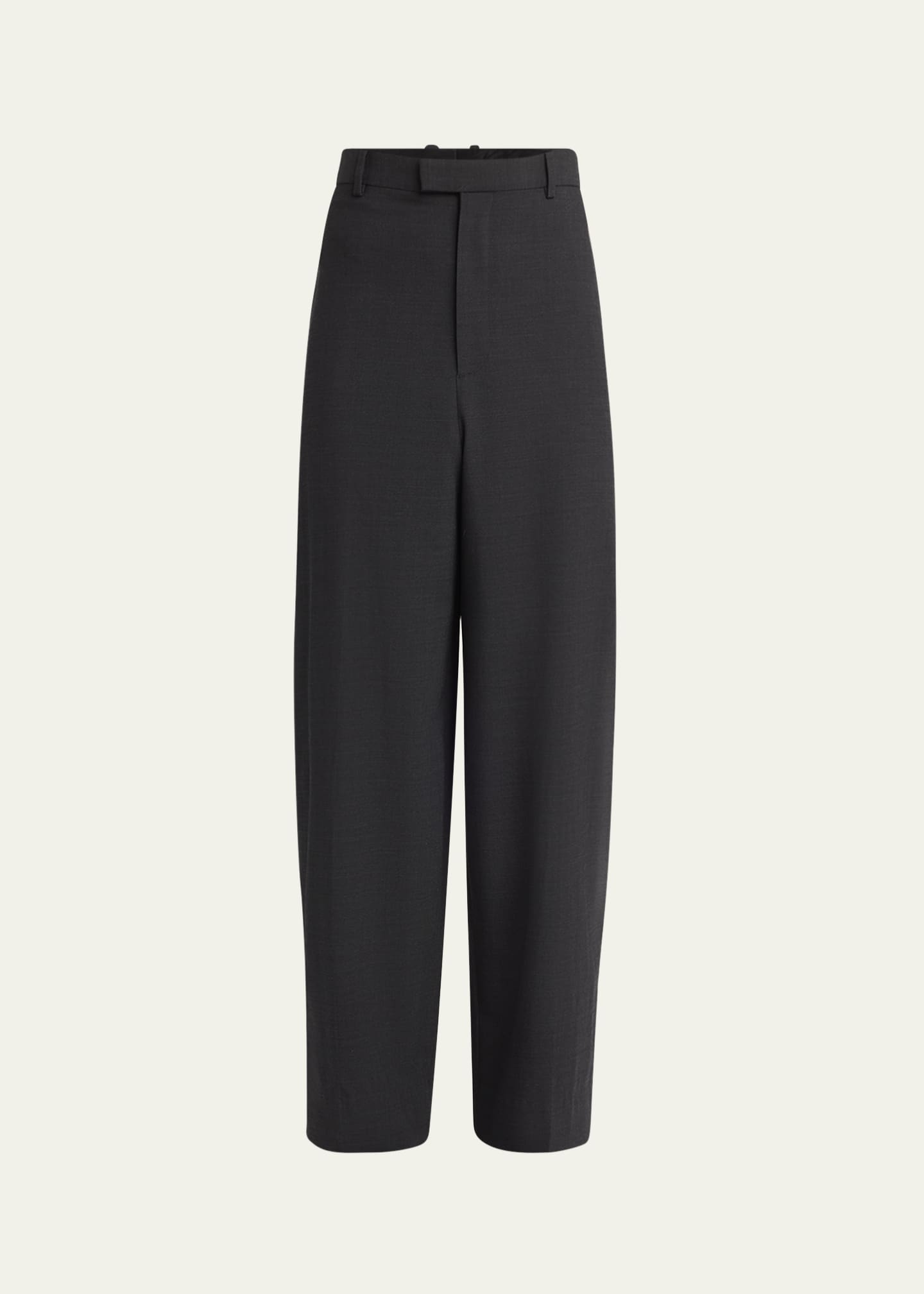 Bottega Veneta Men's Wool-Blend Tricotine Trousers Image 1 of 5