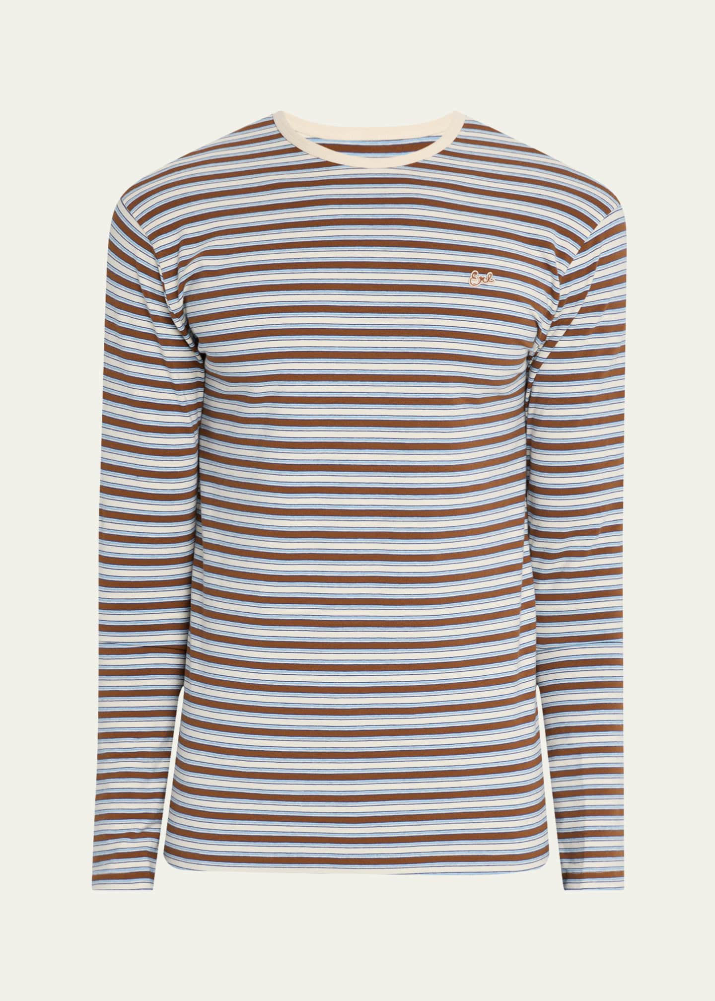 ERL Men's Striped Jersey T-Shirt Image 1 of 5