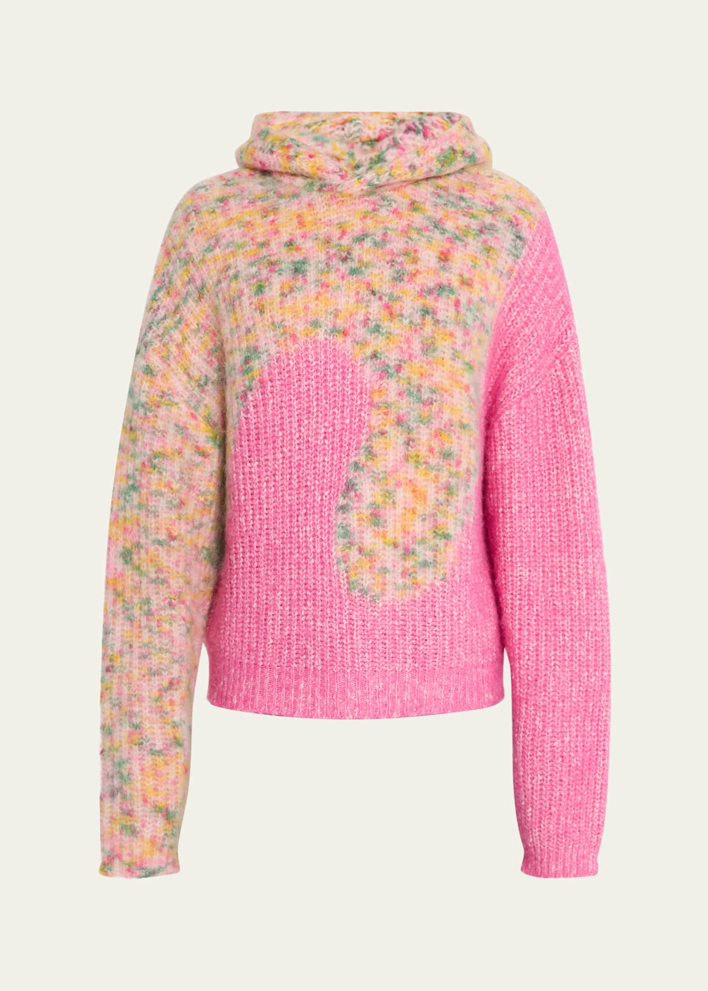ERL Men's Multicolor Swirl Hooded Sweater Image 1 of 5