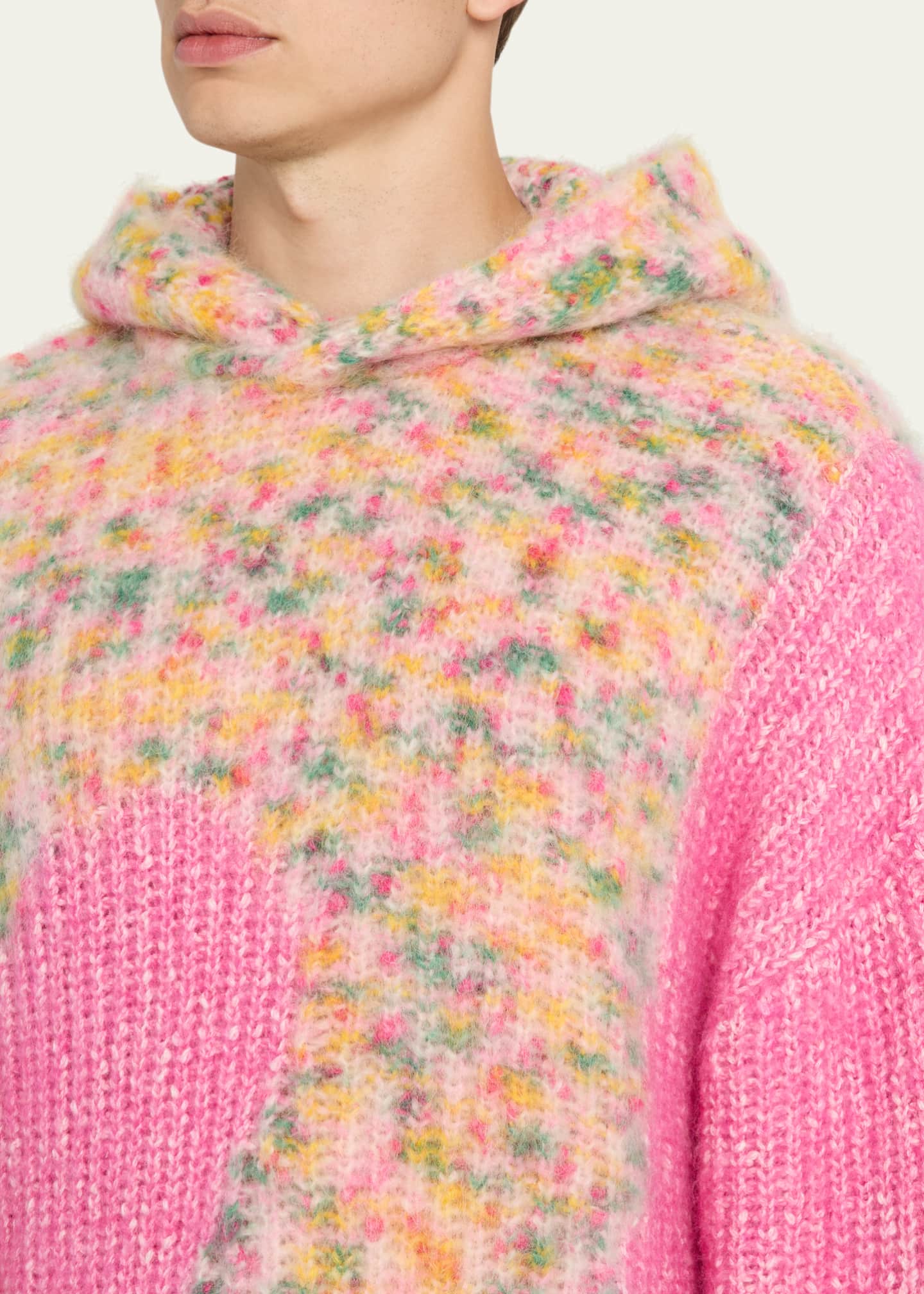 ERL Men's Multicolor Swirl Hooded Sweater Image 5 of 5