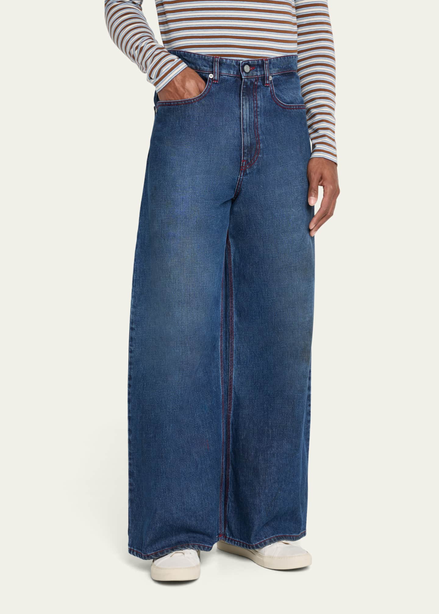 ERL Men's Indiana Baggy Jeans Image 4 of 5