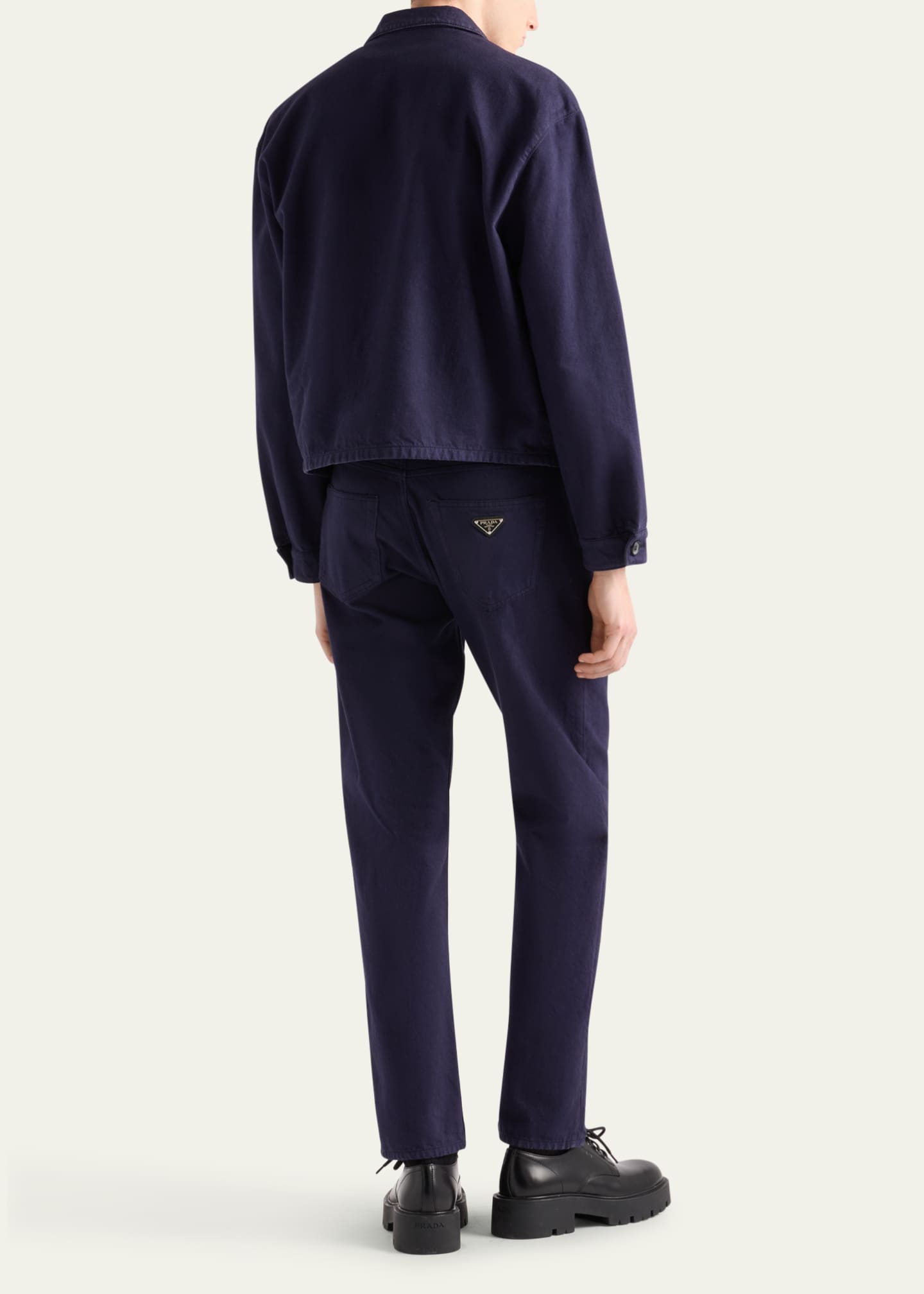 Prada Men's Royal Old Denim Jeans Image 3 of 5