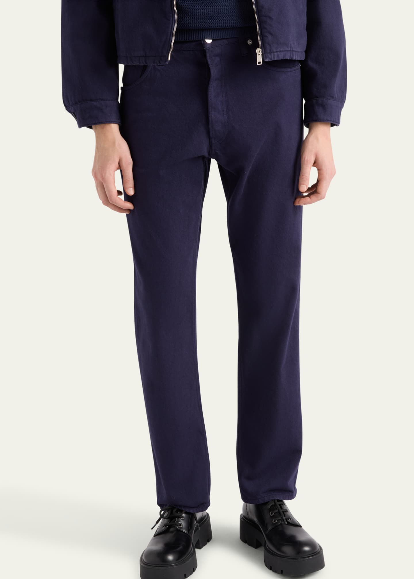 Prada Men's Royal Old Denim Jeans Image 4 of 5