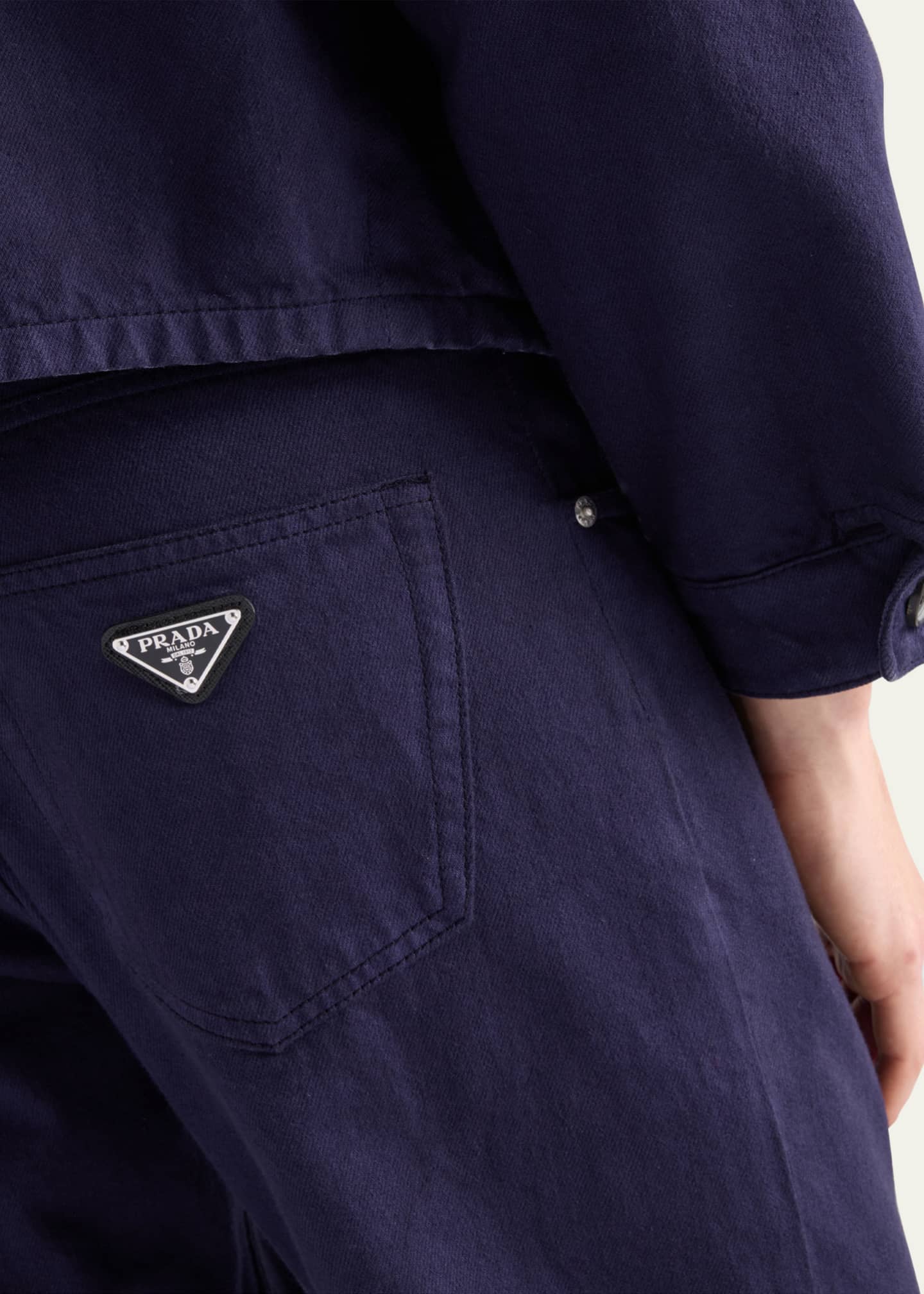Prada Men's Royal Old Denim Jeans Image 5 of 5