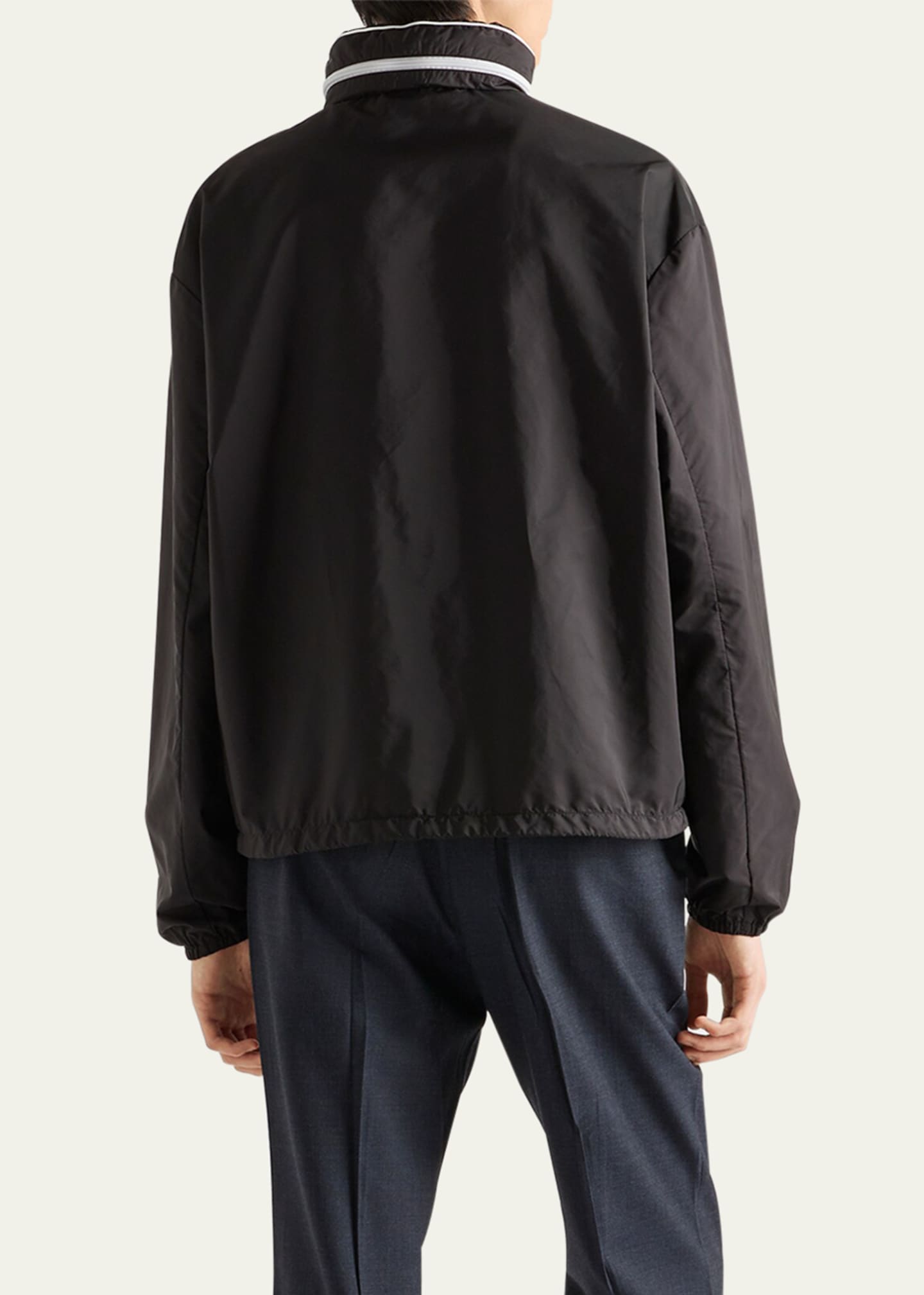 Prada Men's Re-Nylon Track Jacket - Bergdorf Goodman