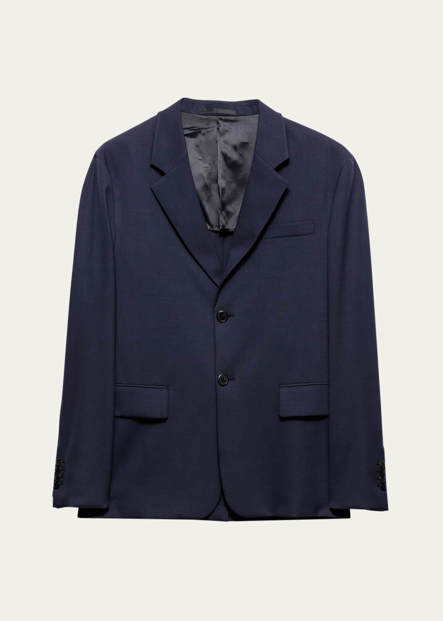 Prada Men's Stretch Wool Blazer