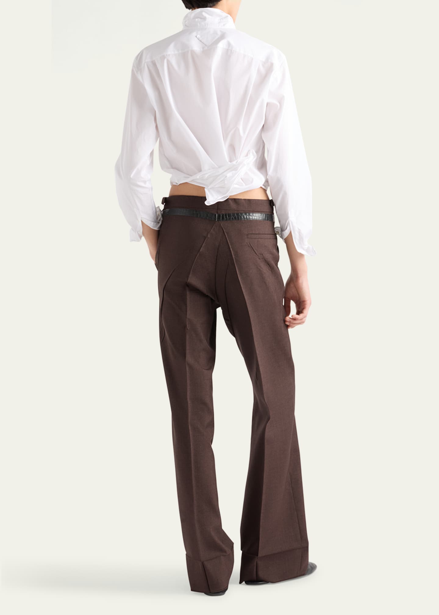 Prada Men's Poplin Wire Button-Down Shirt - Bergdorf Goodman