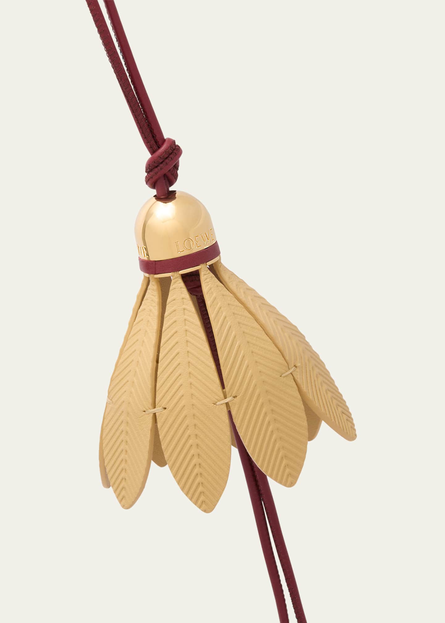 LOEWE バドミントンチャーム 【関税込】 バドミントン チャーム（カーフ） ブラック - LOEWE