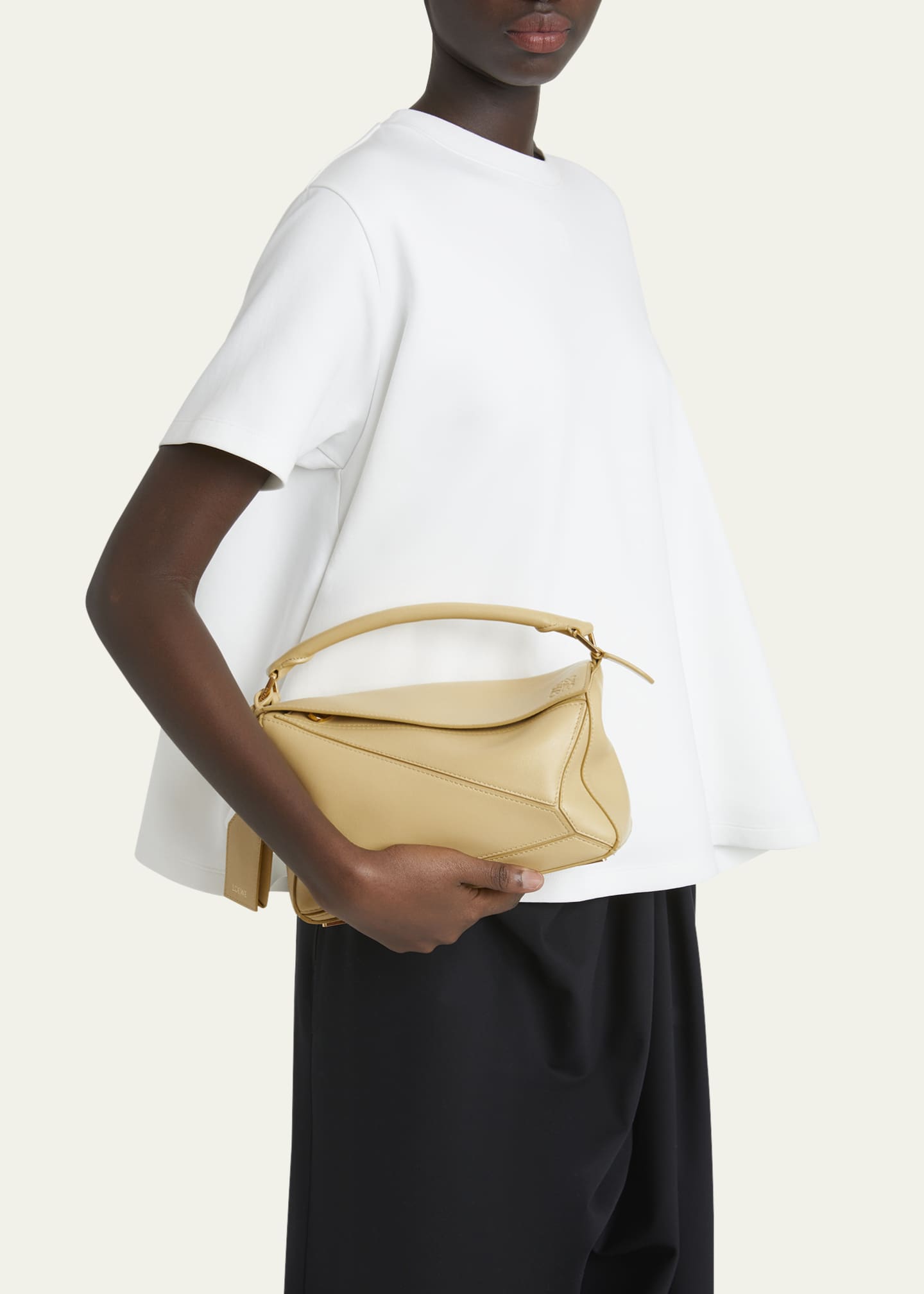 Loewe Puzzle Elevated Small Top-Handle Bag in Leather Image 2 of 6