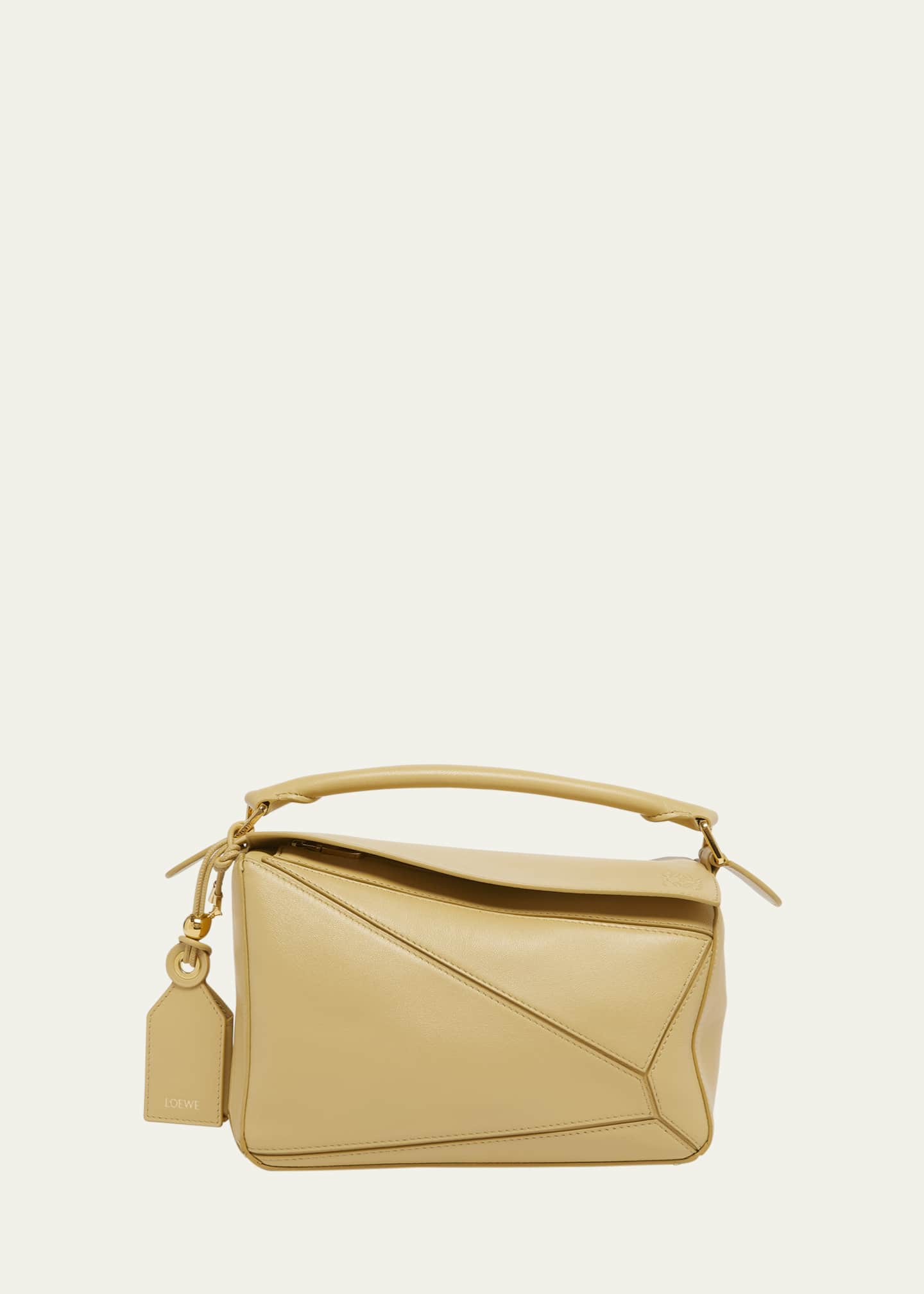 Loewe Puzzle Elevated Small Top-Handle Bag in Leather Image 1 of 6