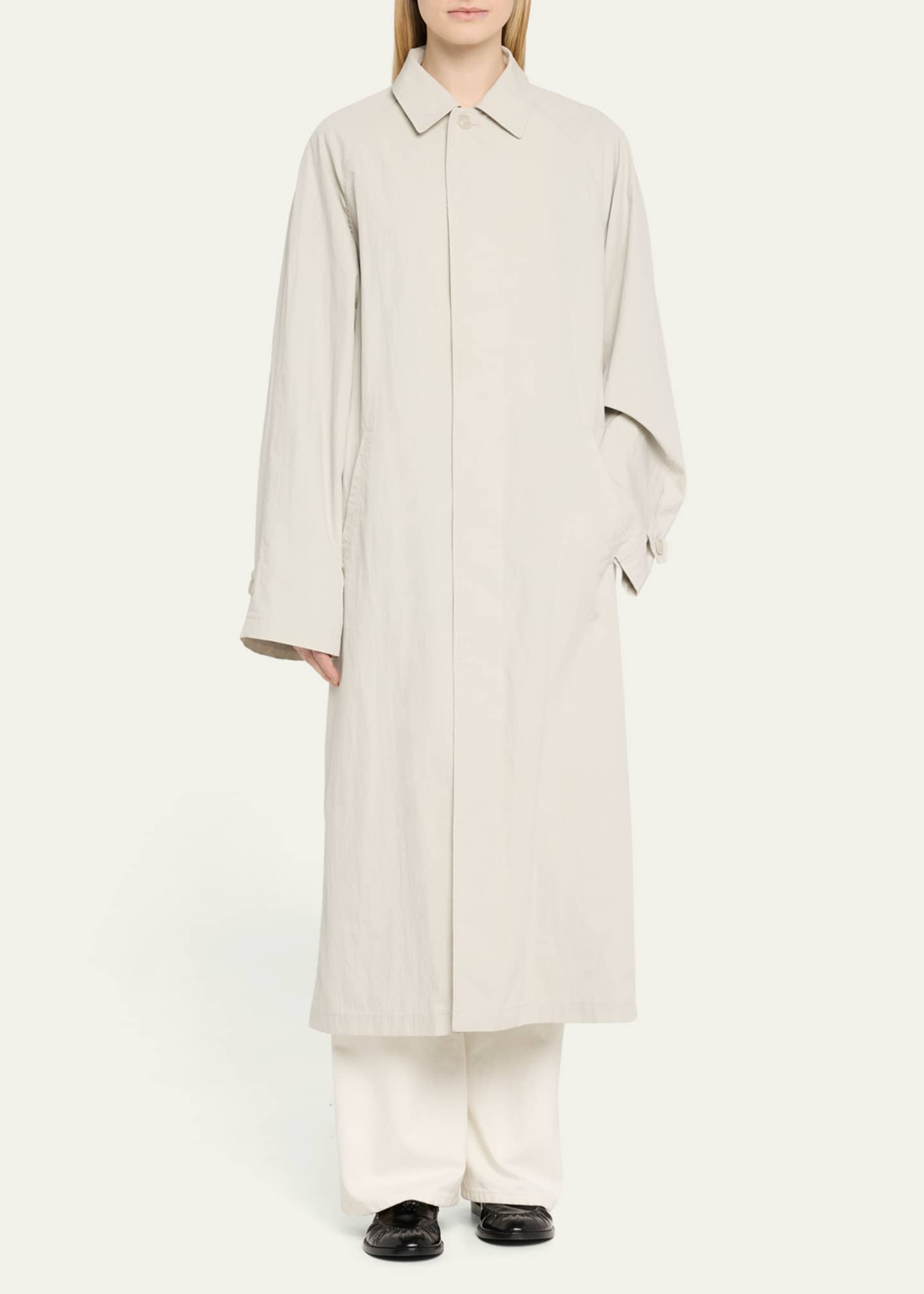 Still Here Long Trench Coat Image 2 of 5