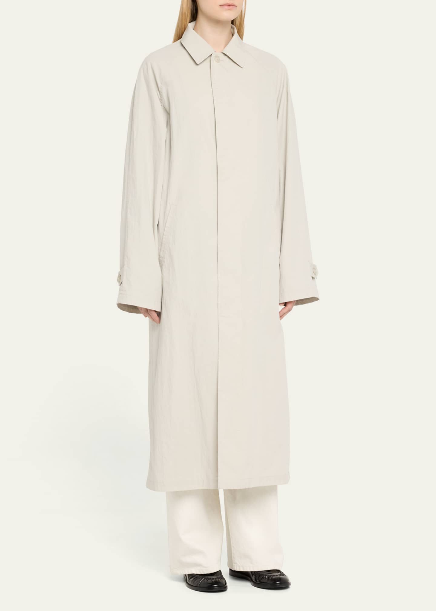 Still Here Long Trench Coat Image 4 of 5