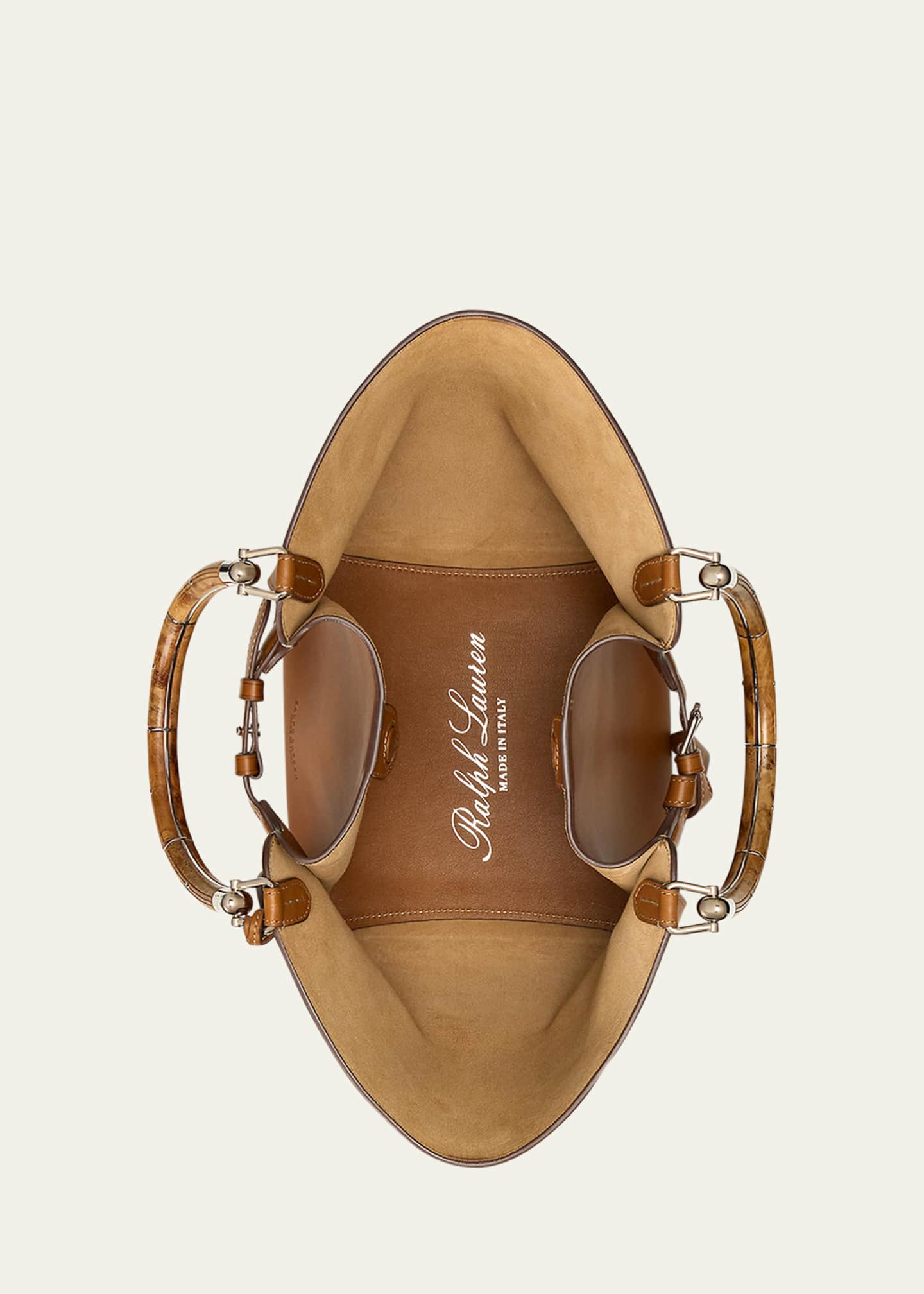 Ralph Lauren Collection The Ralph Calfskin Tote Bag Image 4 of 6