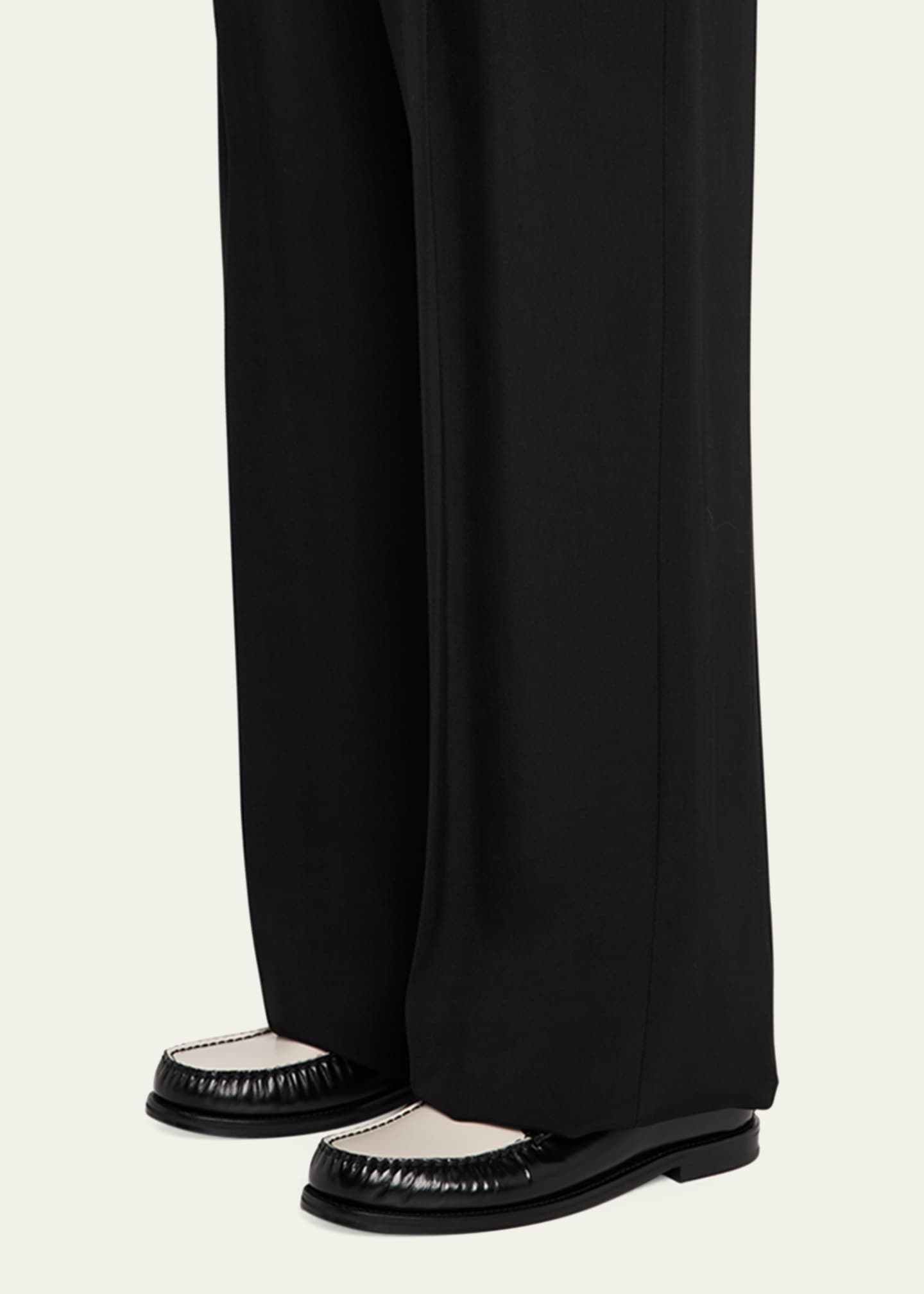 Amiri Men's Two-Tone Leather MA Chain Bit Loafers Image 2 of 6