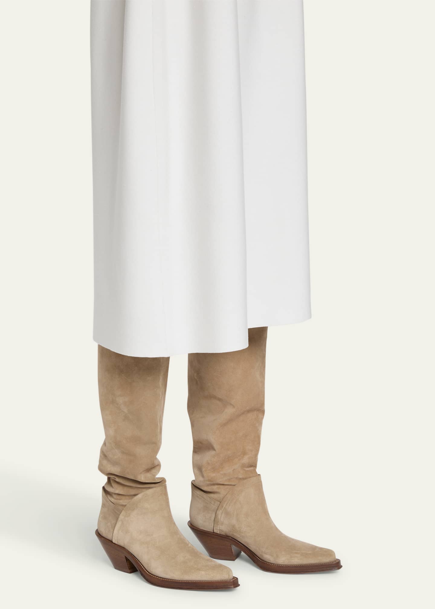 Gabriela Hearst Camero Suede Knee Boots Image 2 of 6