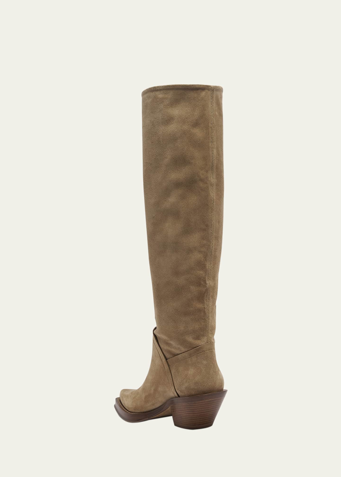 Gabriela Hearst Camero Suede Knee Boots Image 4 of 6
