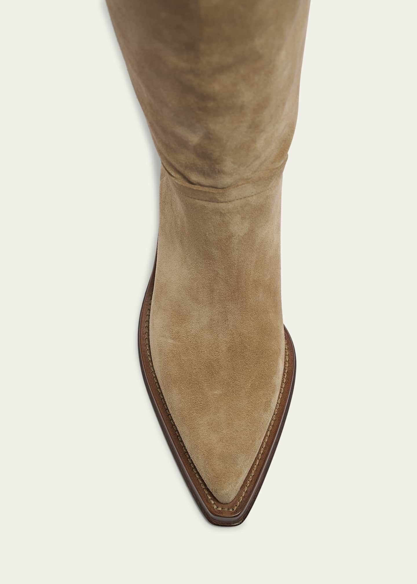Gabriela Hearst Camero Suede Knee Boots Image 6 of 6