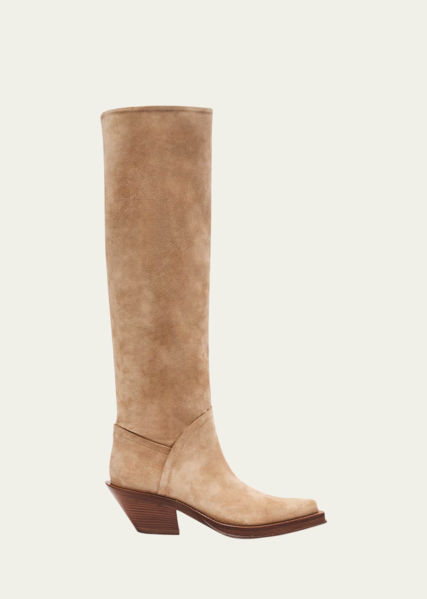 Gabriela Hearst Camero Suede Knee Boots Image 1 of 6