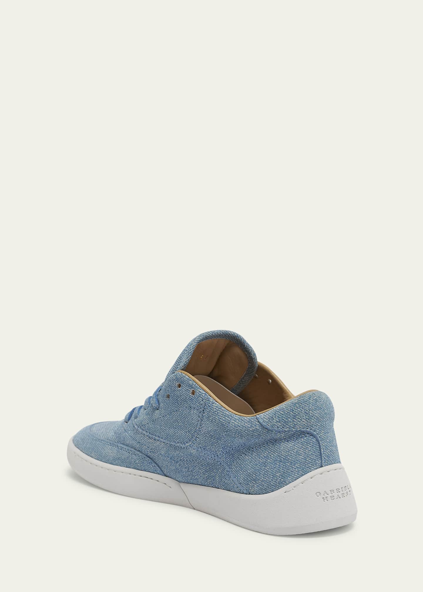 Gabriela Hearst Ohio Denim Slip-On Sneakers Image 2 of 4