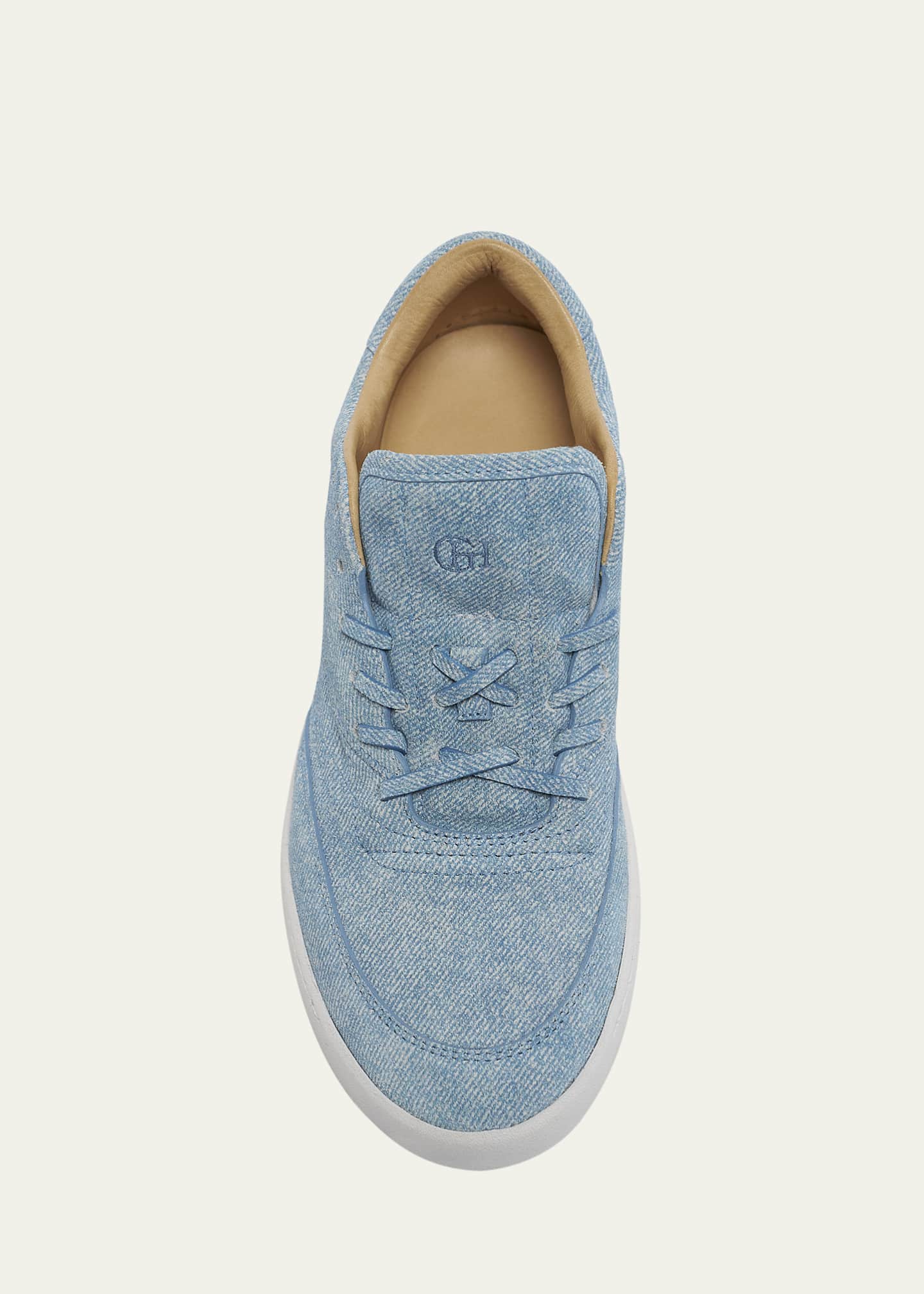 Gabriela Hearst Ohio Denim Slip-On Sneakers Image 4 of 4