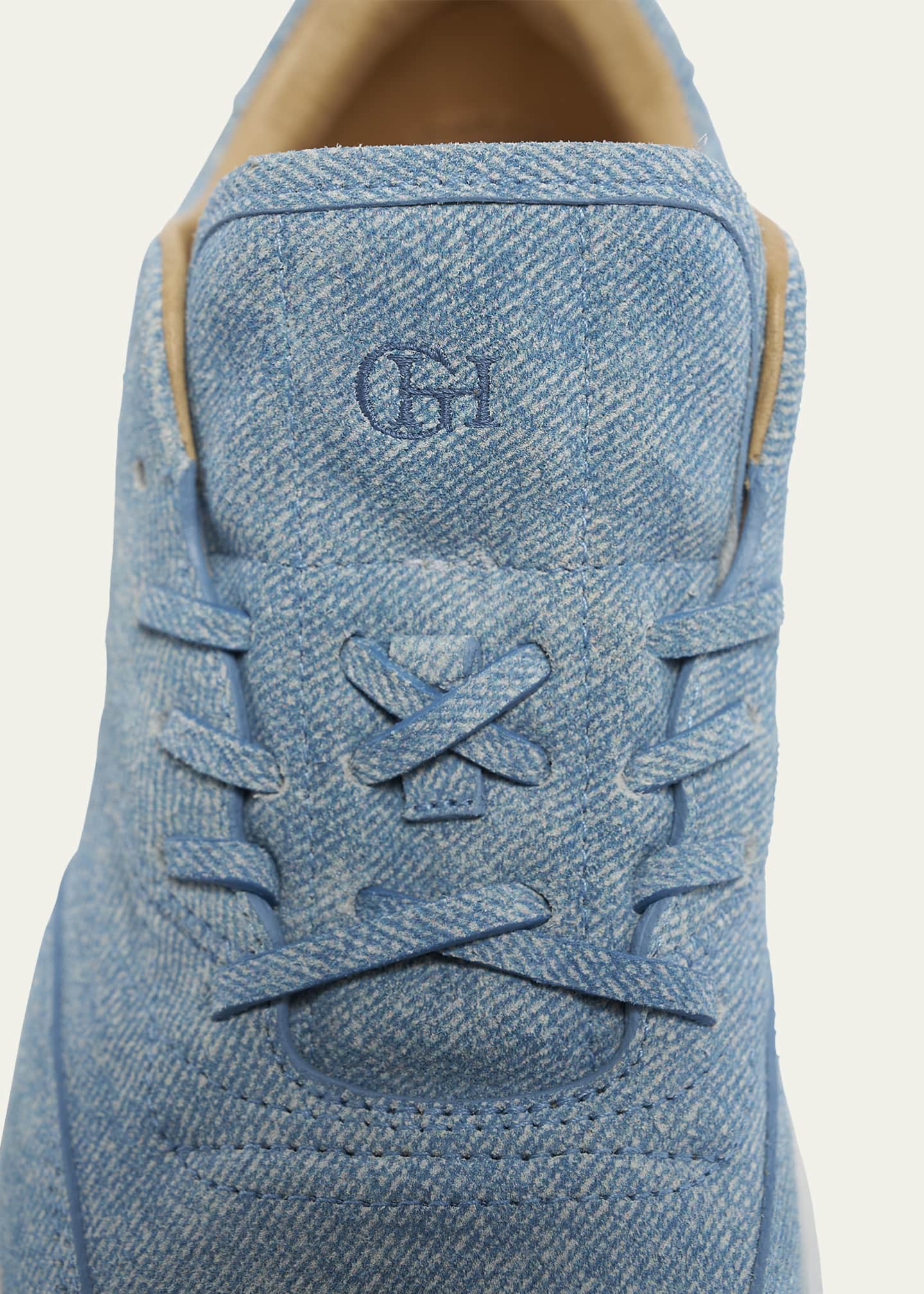 Gabriela Hearst Ohio Denim Slip-On Sneakers Image 3 of 4