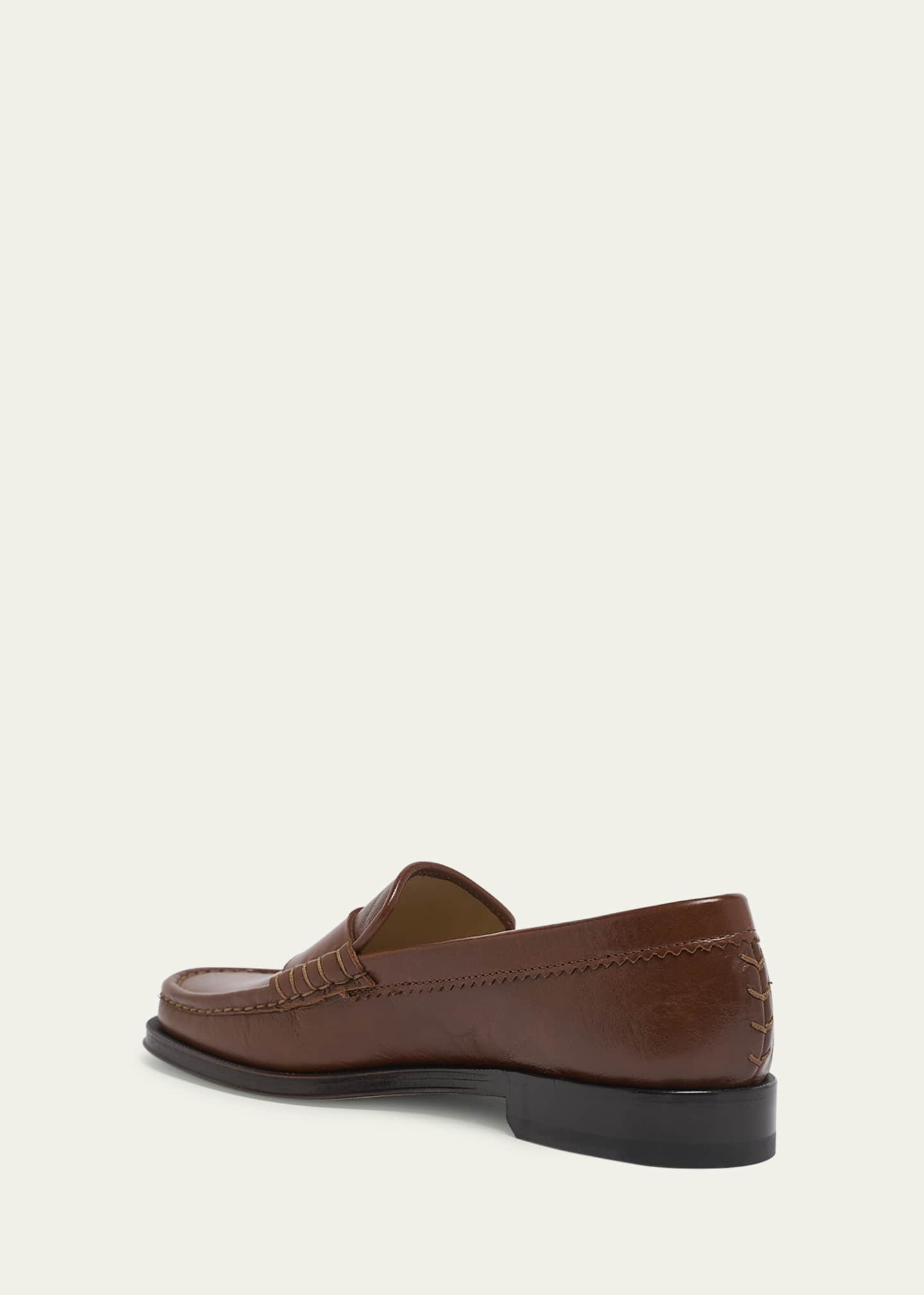 Gabriela Hearst Seren Leather Slip-On Loafers Image 2 of 4