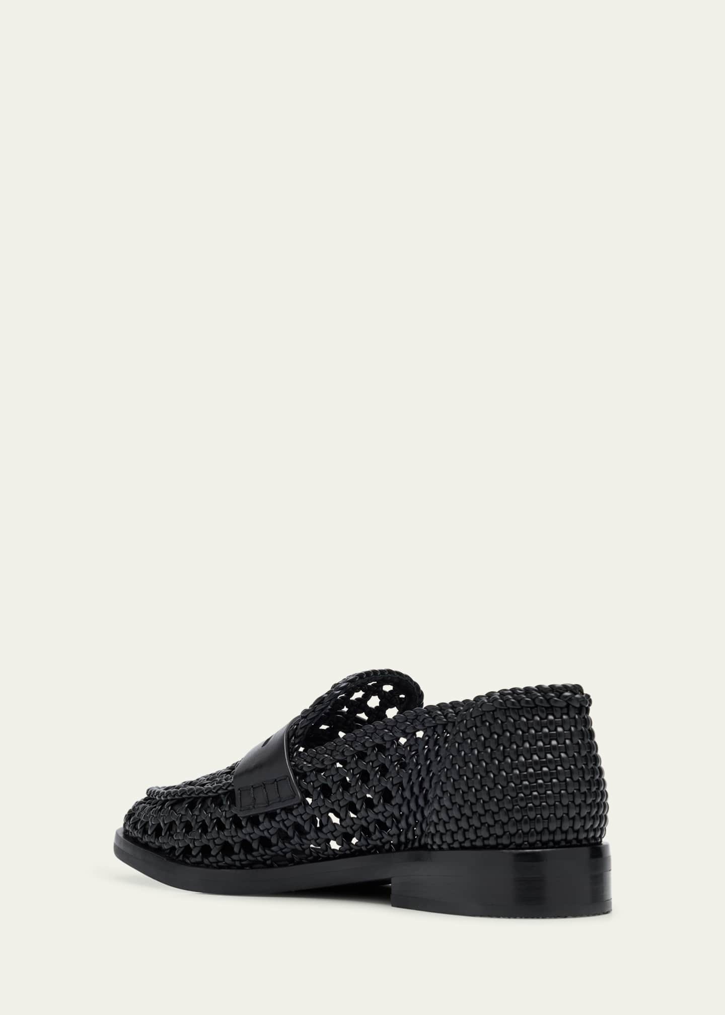 3.1 Phillip Lim Alexa Macrame Leather Loafers Image 4 of 6