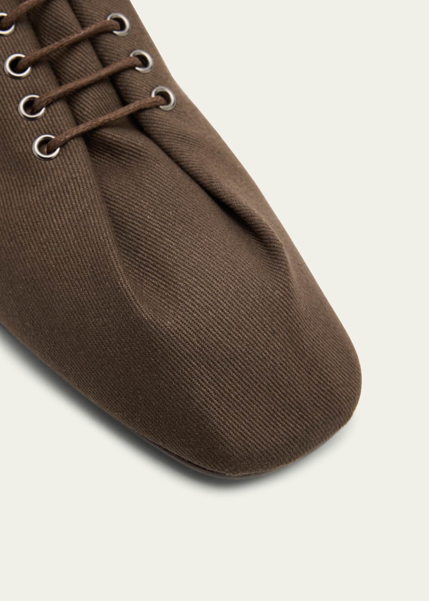 Toteme Canvas Lace-Up Sneakers - Bergdorf Goodman