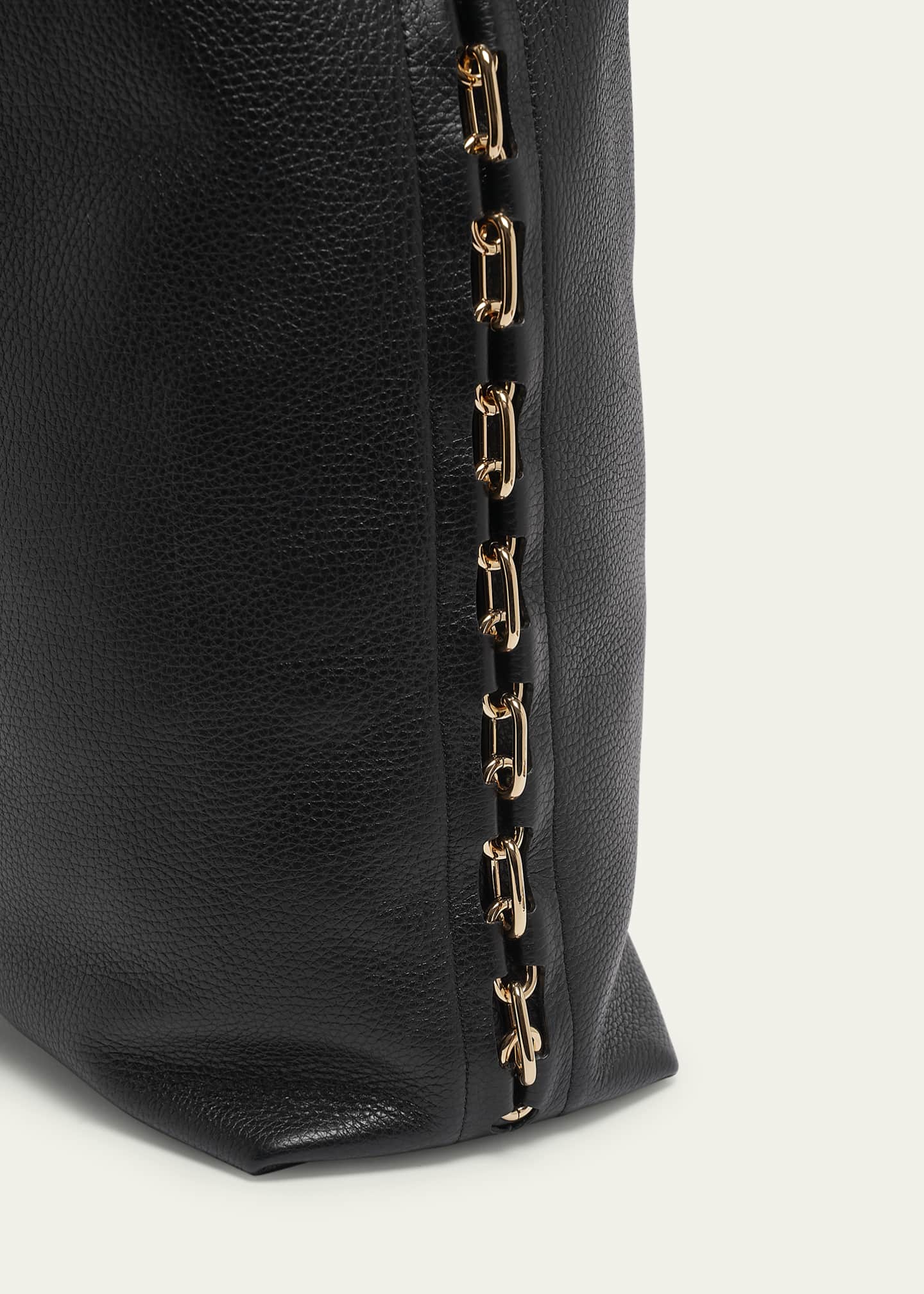 Gabriela Hearst Chain Leather Tote Bag Image 6 of 6