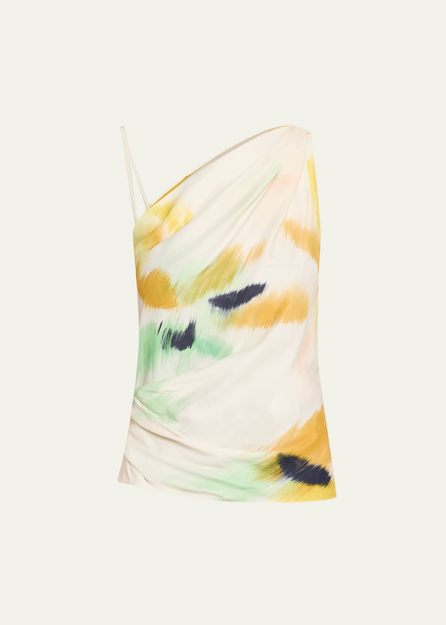 A.L.C. Aster Sleeveless Ruched One-Shoulder Top Image 1 of 5