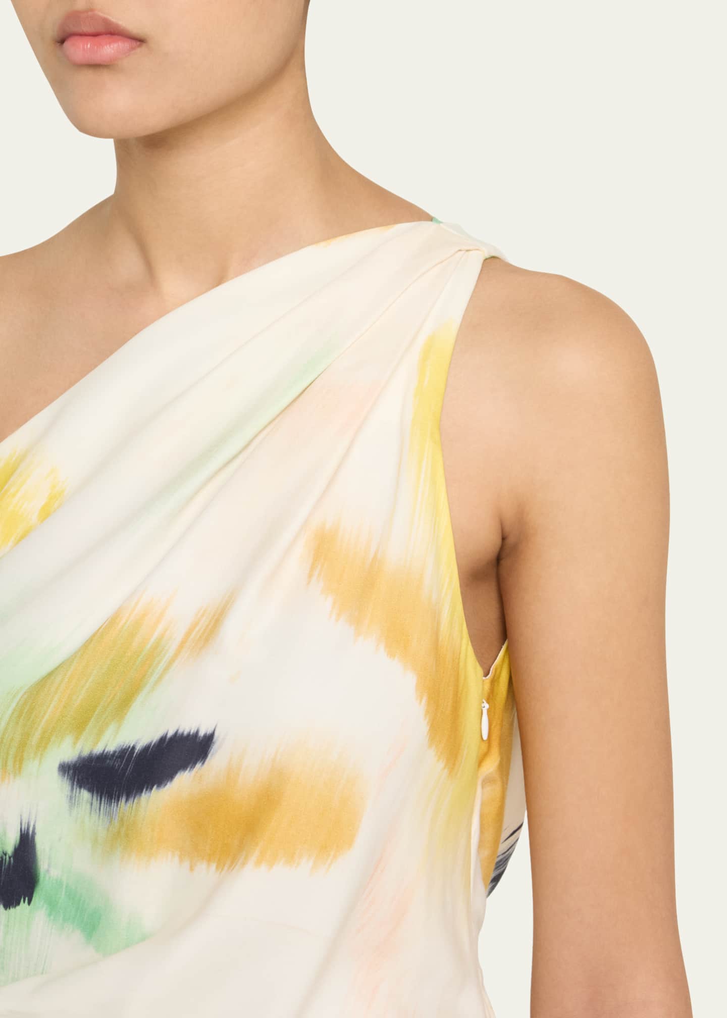 A.L.C. Aster Sleeveless Ruched One-Shoulder Top Image 5 of 5