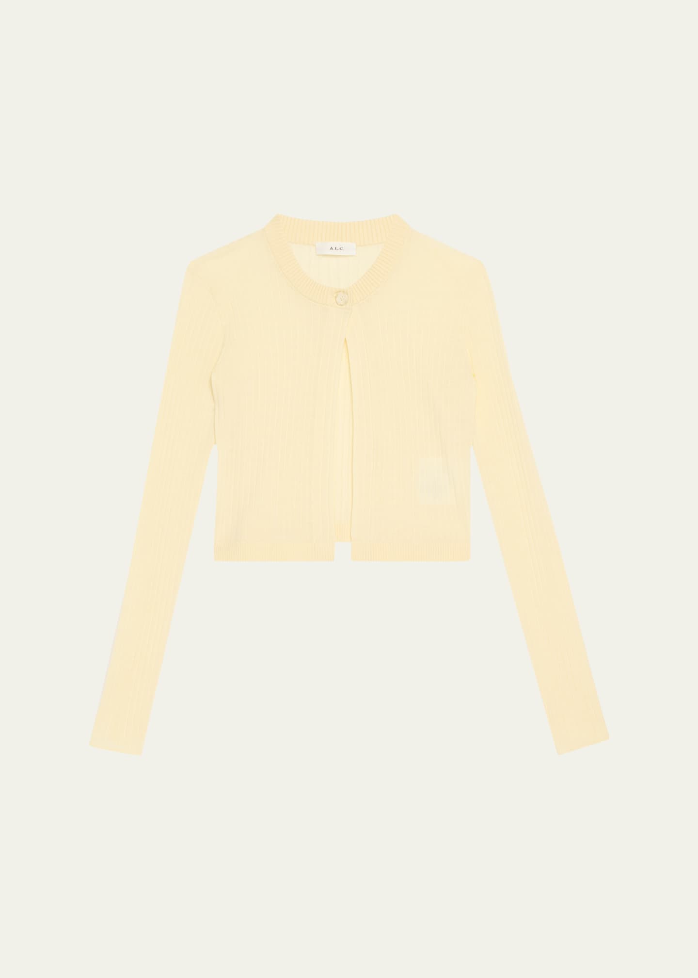 Chloe Single-Button Crop Cardgian
