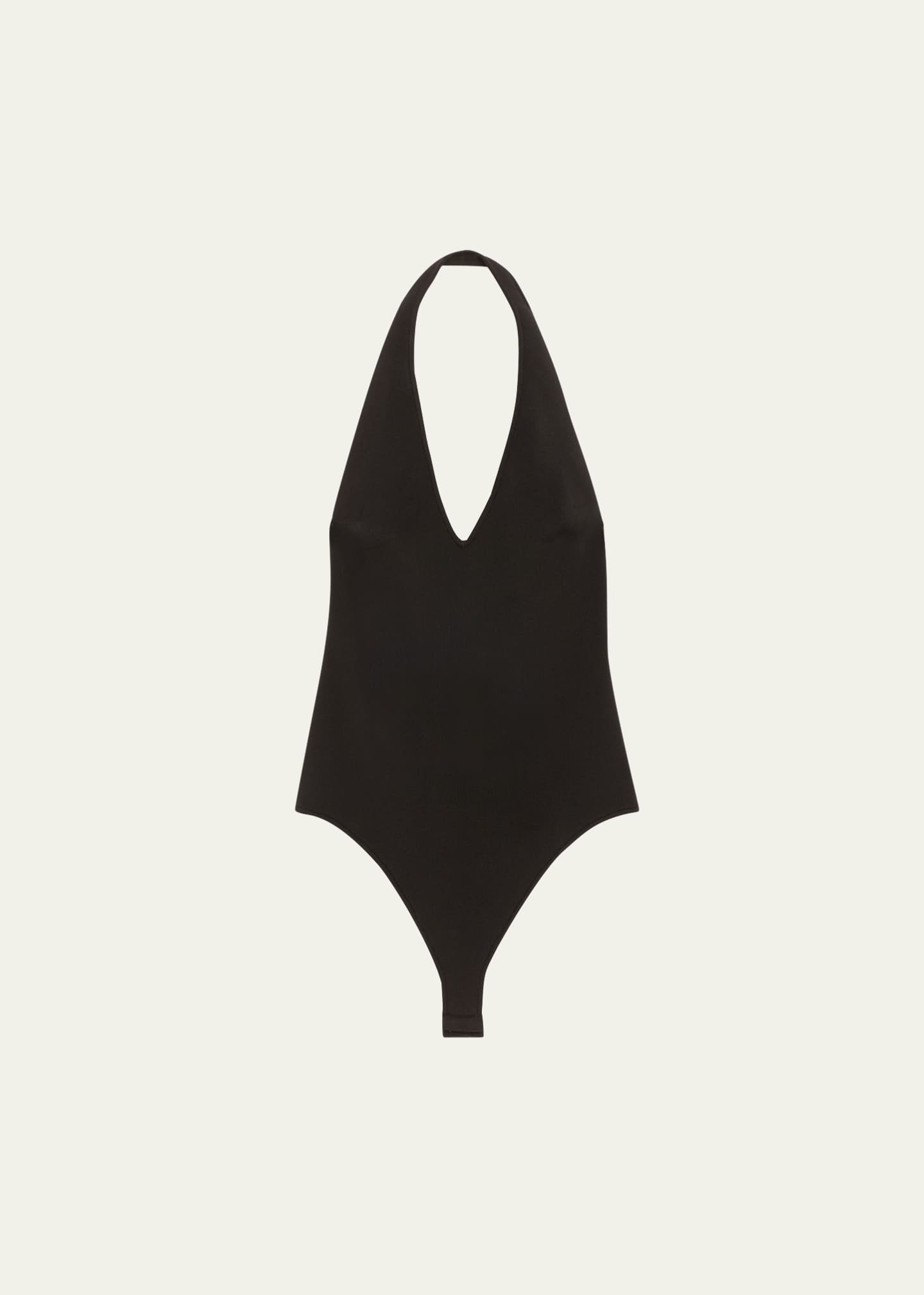 A.L.C. Lila Plunge Halter-Neck Bodysuit Image 1 of 5