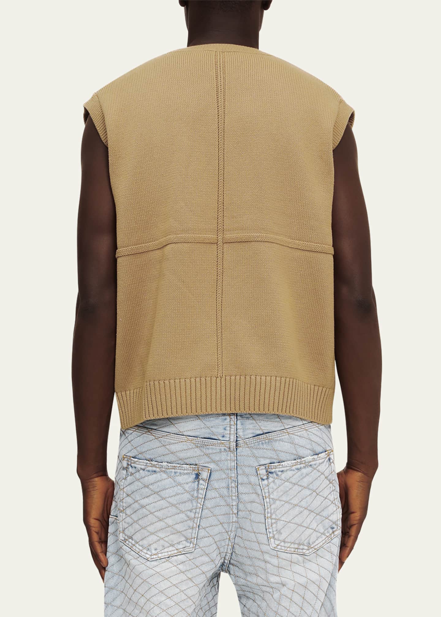 PURPLE Men's Guardian Jacquard Sweater Vest Image 2 of 3