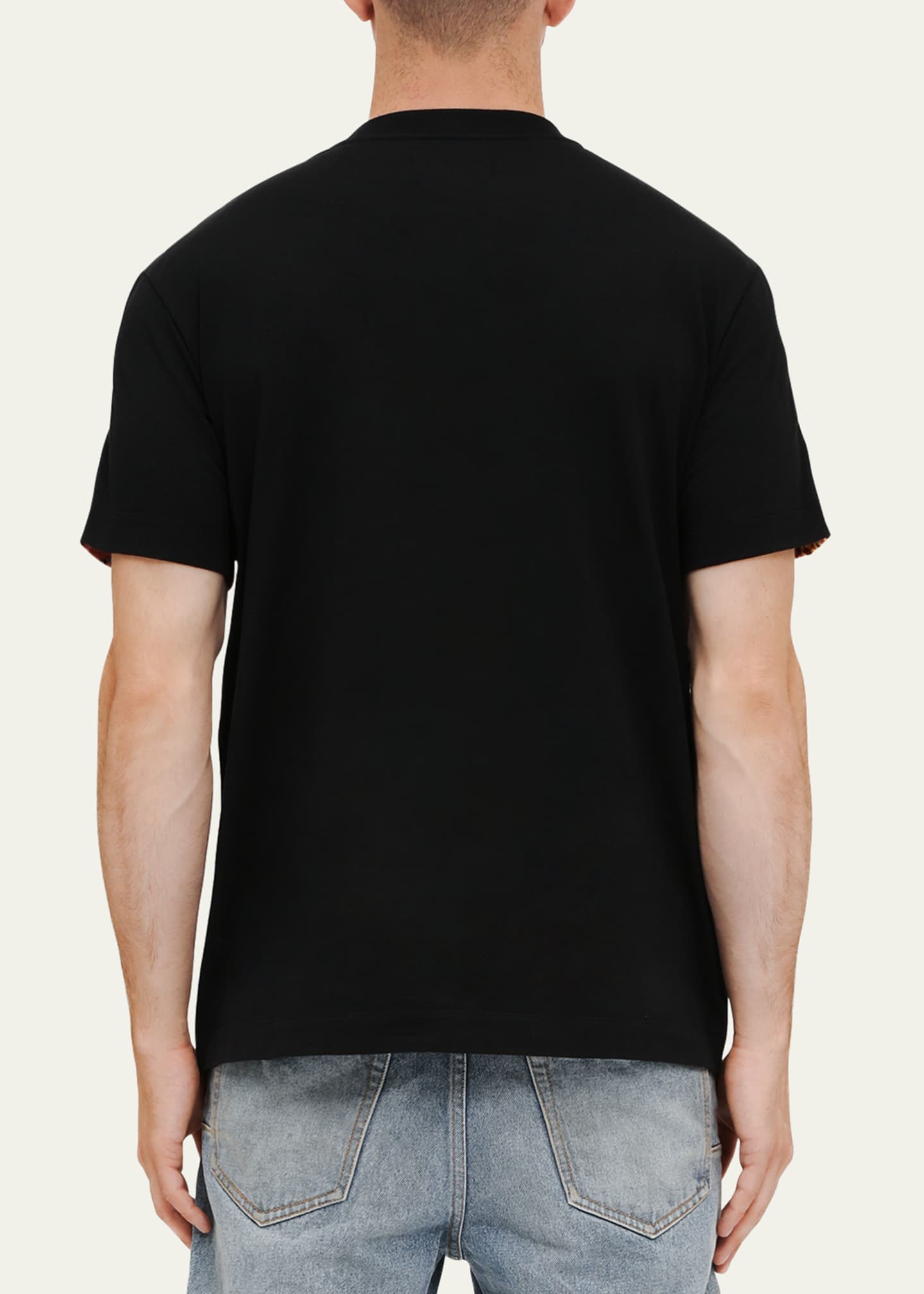 PURPLE Men's Textured Jersey T-Shirt Image 2 of 3