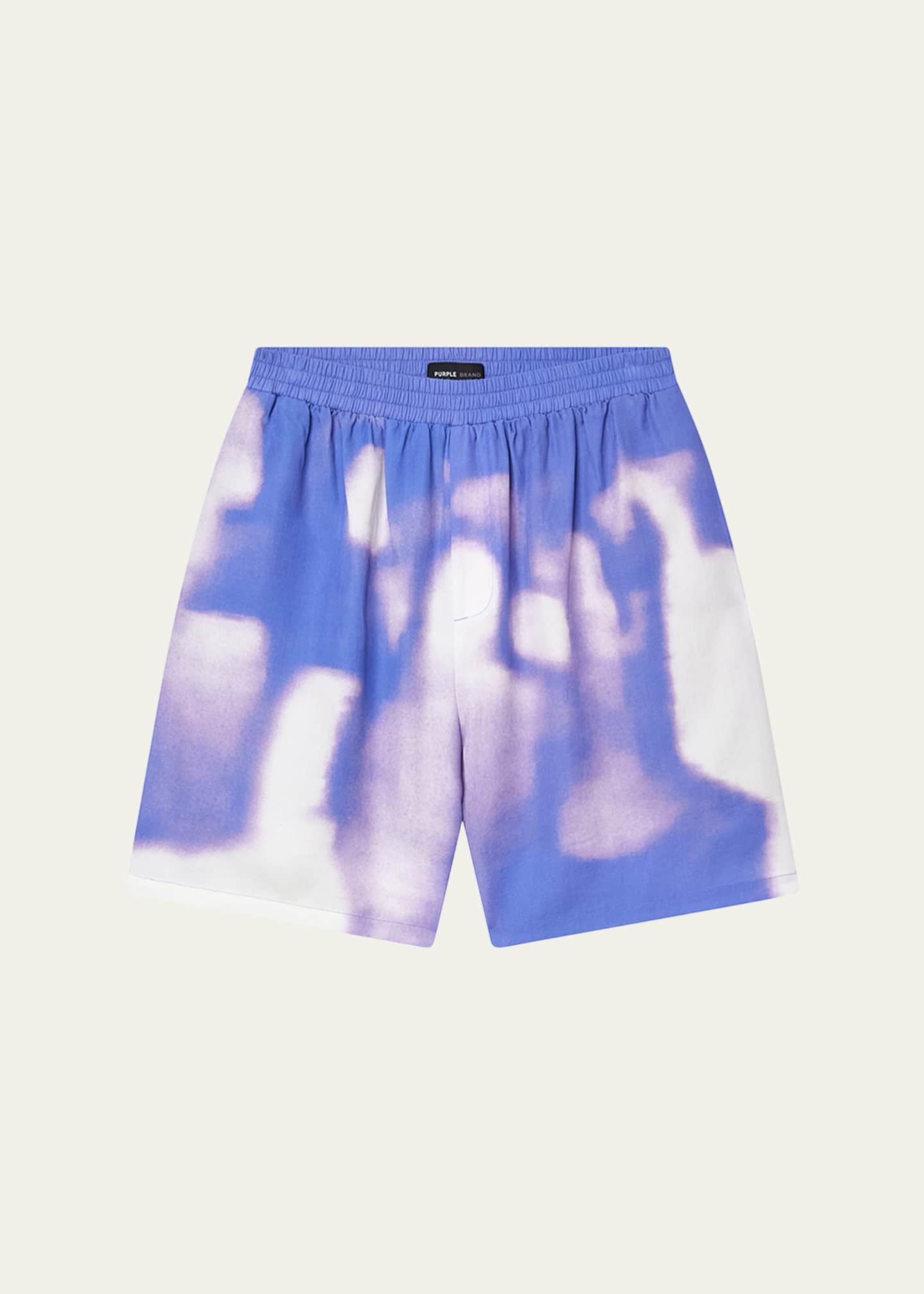 PURPLE Men's Lyocell Pull-On Shorts Image 1 of 3