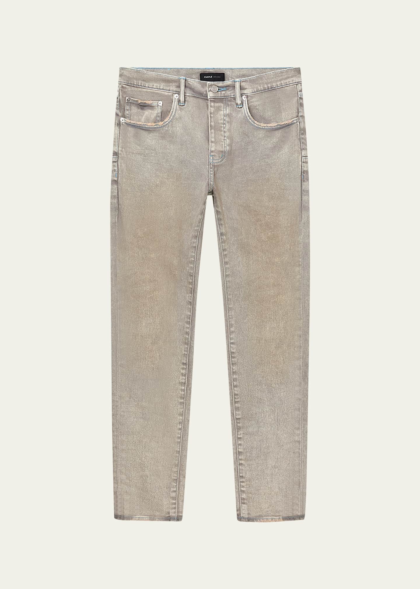 PURPLE Men's Nitric Dirty Skinny Jeans Image 1 of 3
