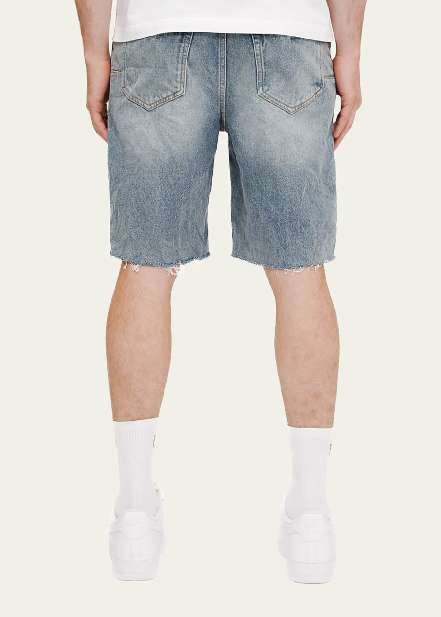 PURPLE Men's Cast Iron Denim Shorts Image 2 of 3
