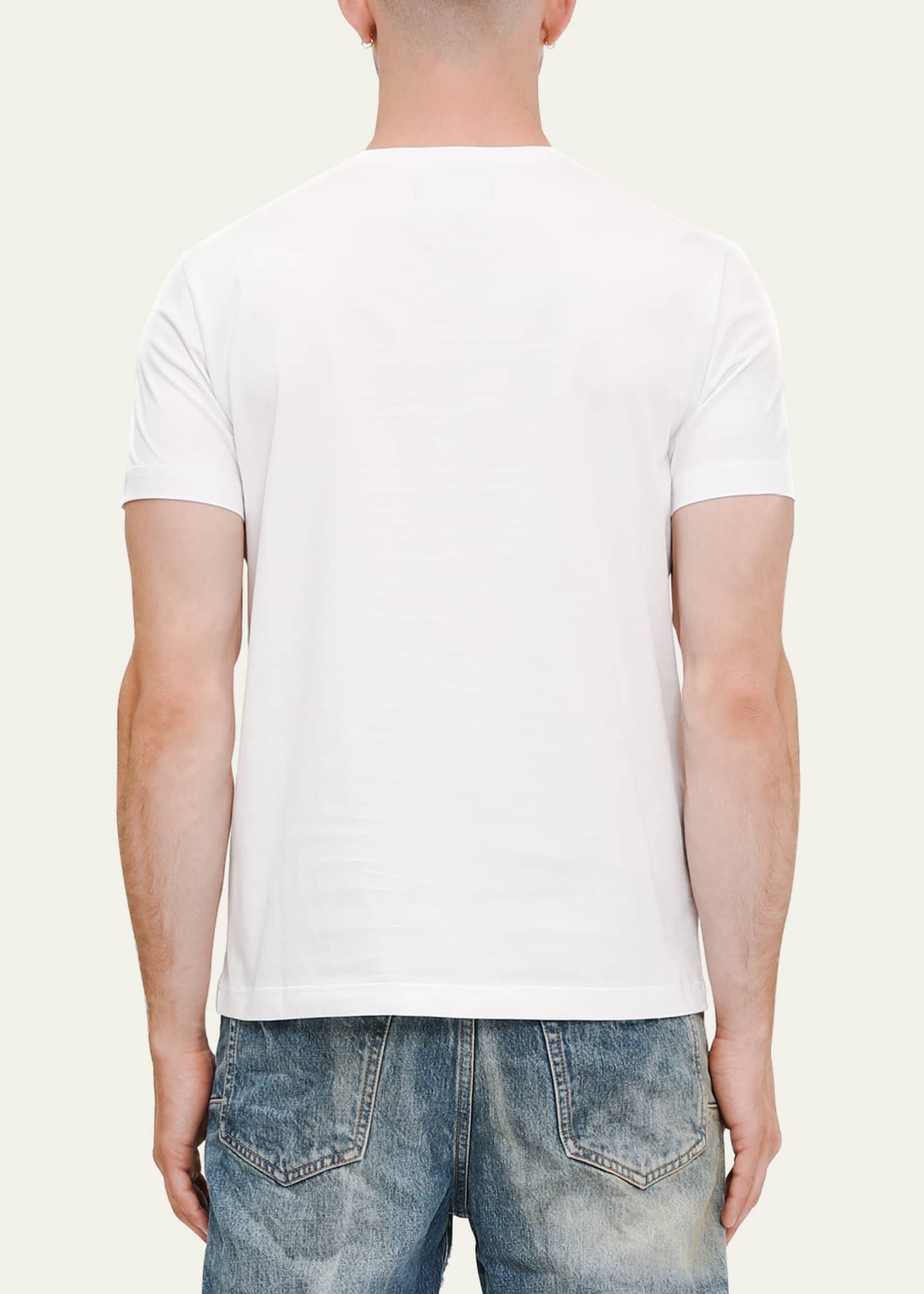 PURPLE Men's Above and Below Jersey T-Shirt Image 2 of 3