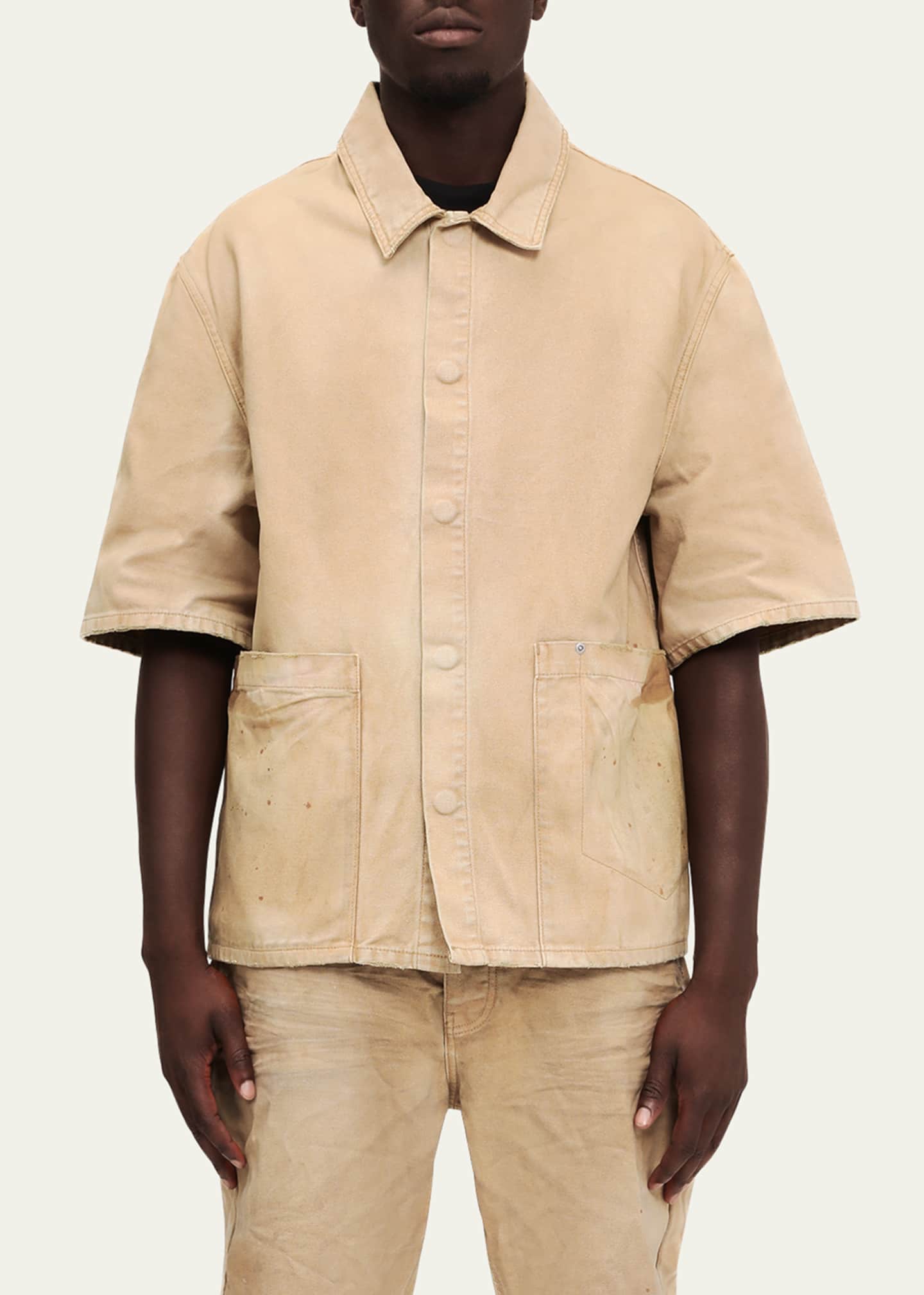 PURPLE Men's Bentonite Sport Shirt Image 3 of 3